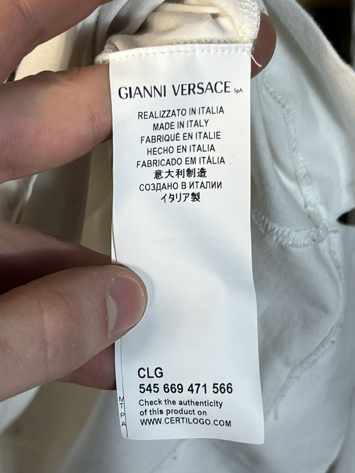 Versace Versus Versace logo long sleeve t shirts Size US L / EU 52-54 / 3 - 8 Thumbnail