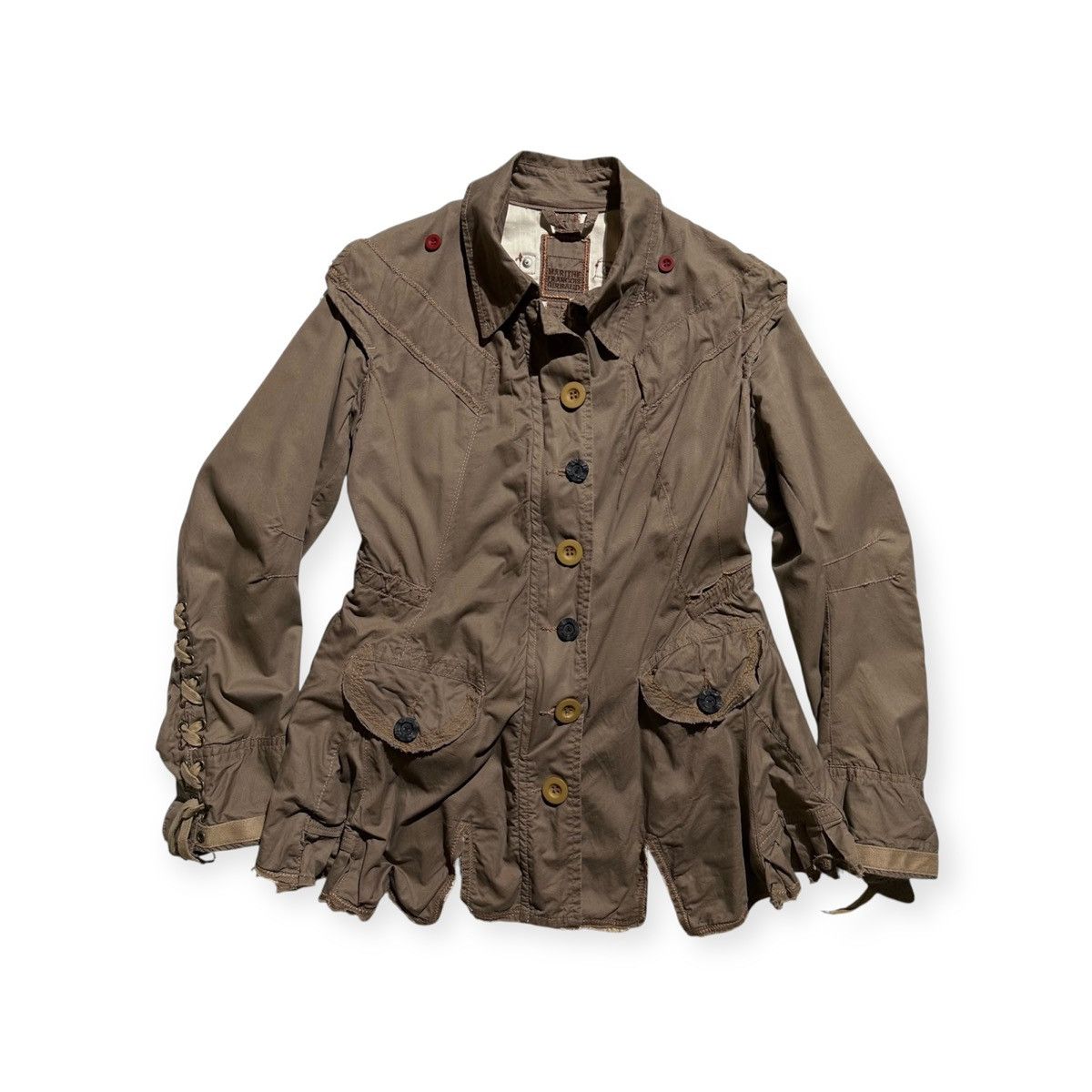 Marithe + Francois Girbaud 00’s Marithe Francois Girbaud Apocalypse Style Rope Jacket Size US M / EU 48-50 / 2 - 1 Thumbnail