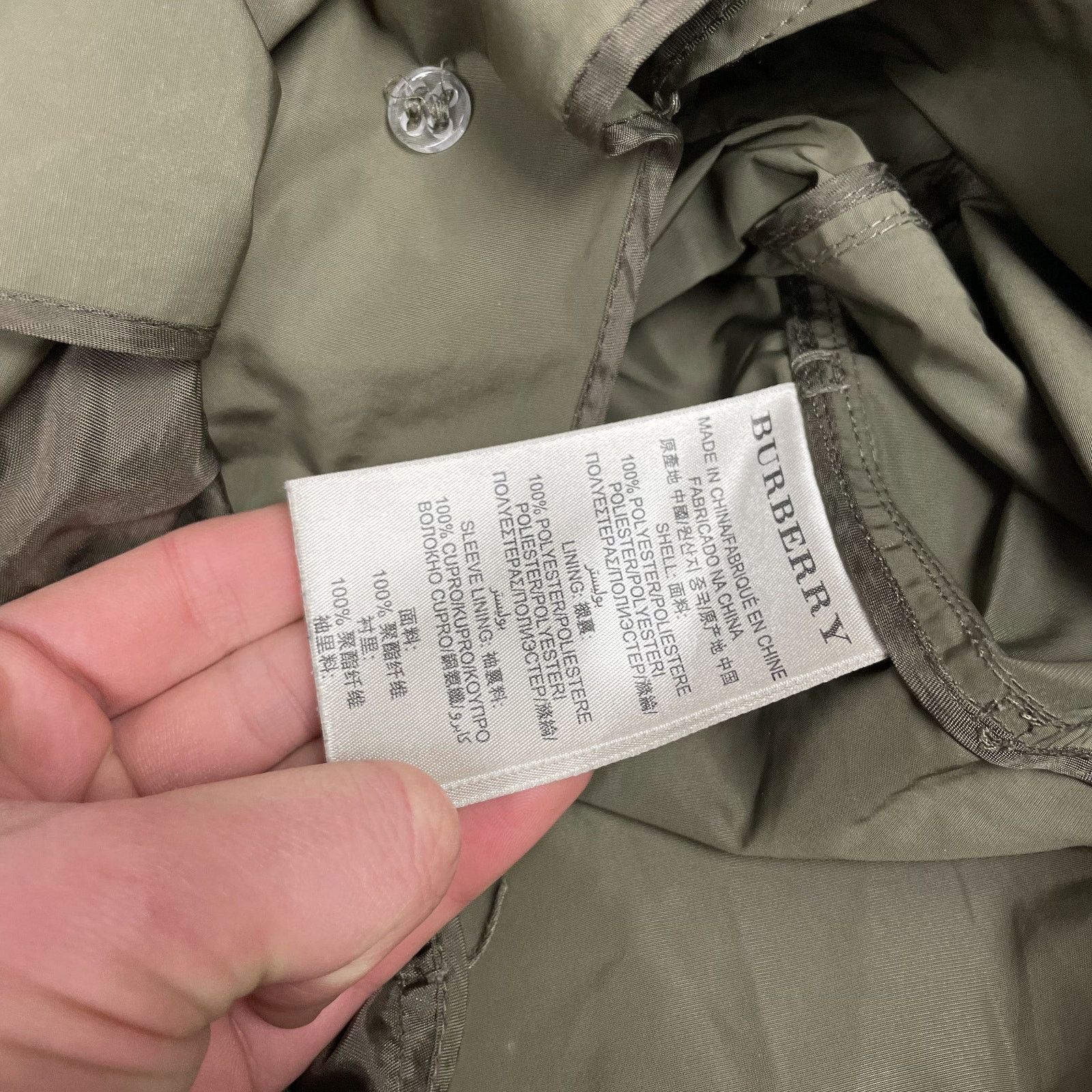 Burberry Burberry Brit Olive green Trench Coat 6 Size M / US 6-8 / IT 42-44 - 11 Thumbnail