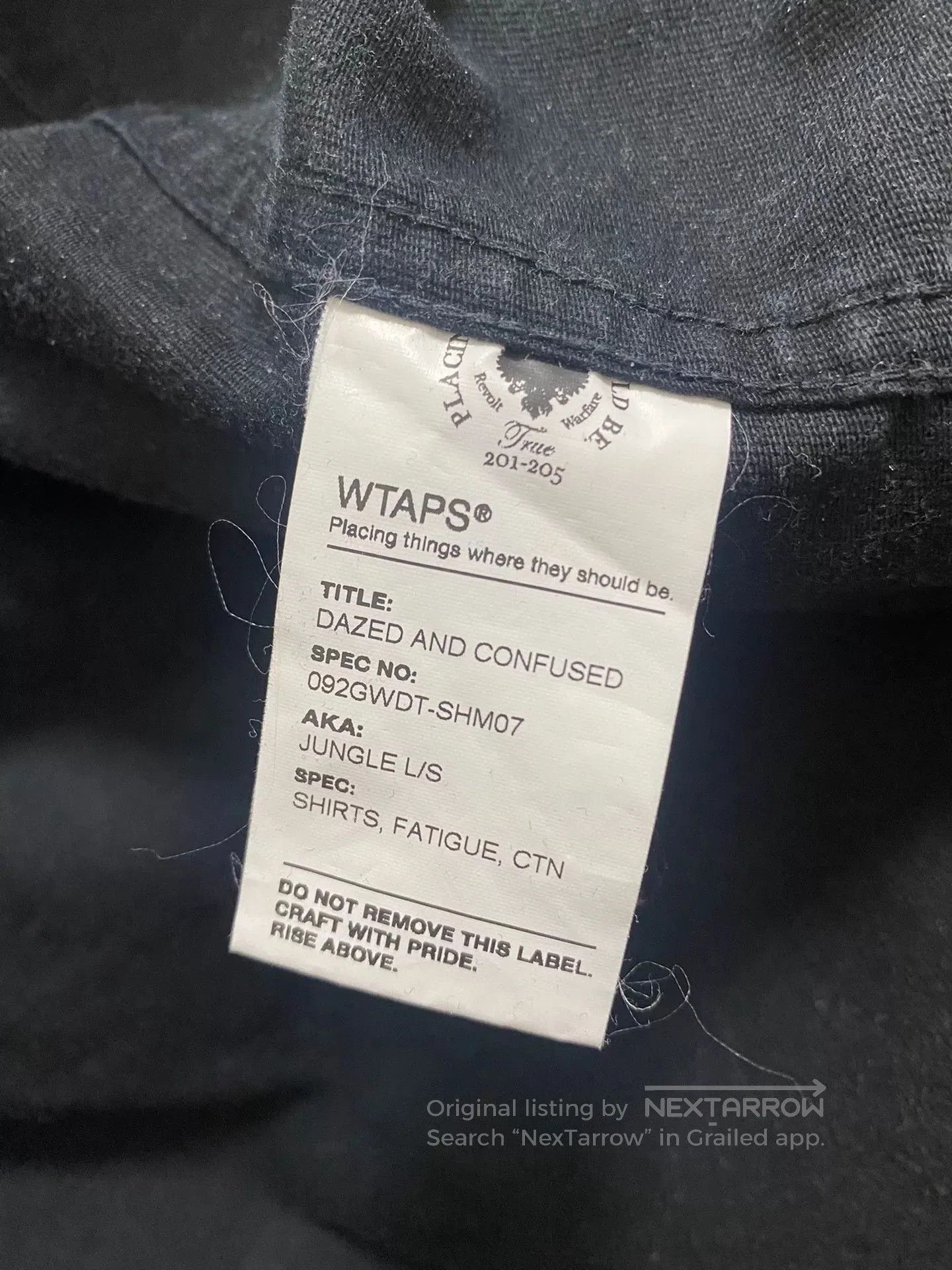 Wtaps Wtaps Ethnic Embroidered Cargo Jacket. Size US M / EU 48-50 / 2 - 6 Thumbnail
