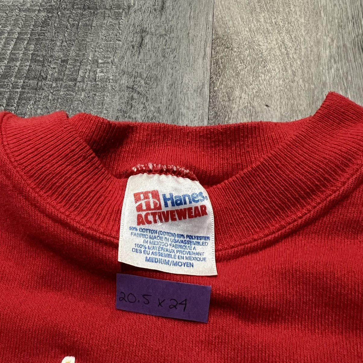 Hanes × Vintage VTG Iowa State Cyclones Red Crest Logo College Sweatshirt Size US M / EU 48-50 / 2 - 4 Thumbnail