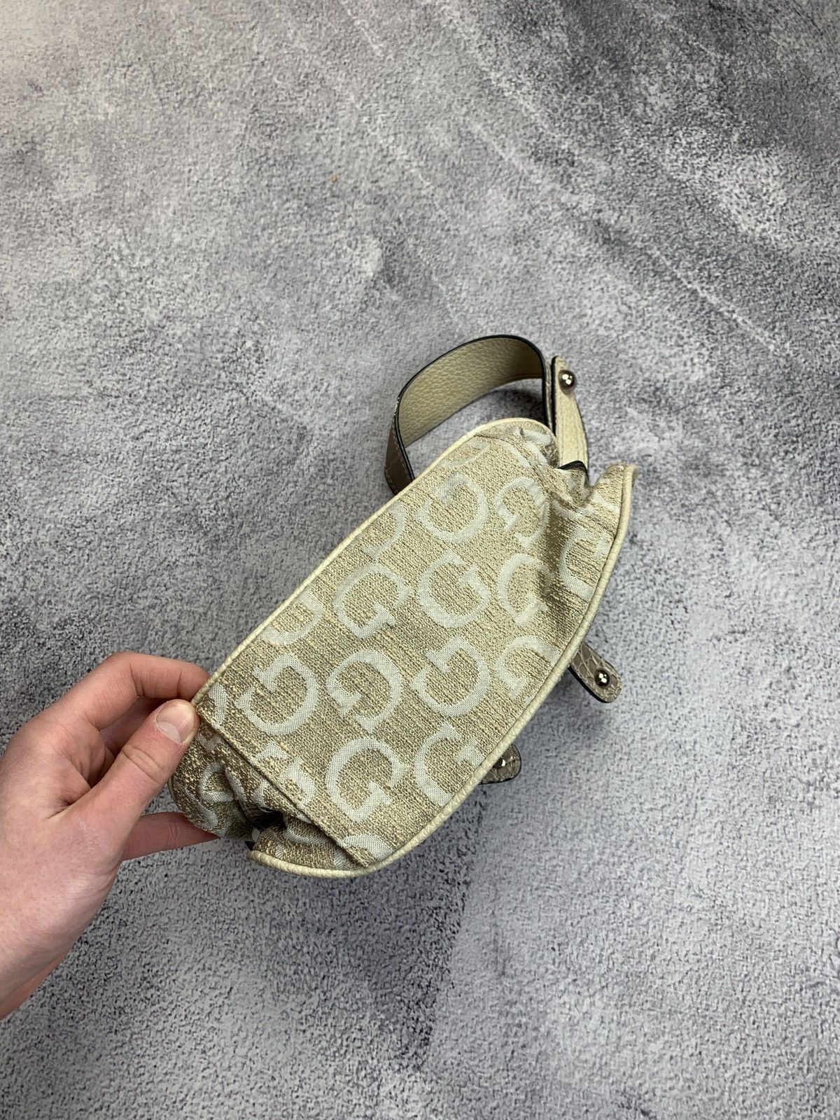 Guess Vintage Guess Denim Handbag Beige Y2K Style Retro Size ONE SIZE - 3 Thumbnail