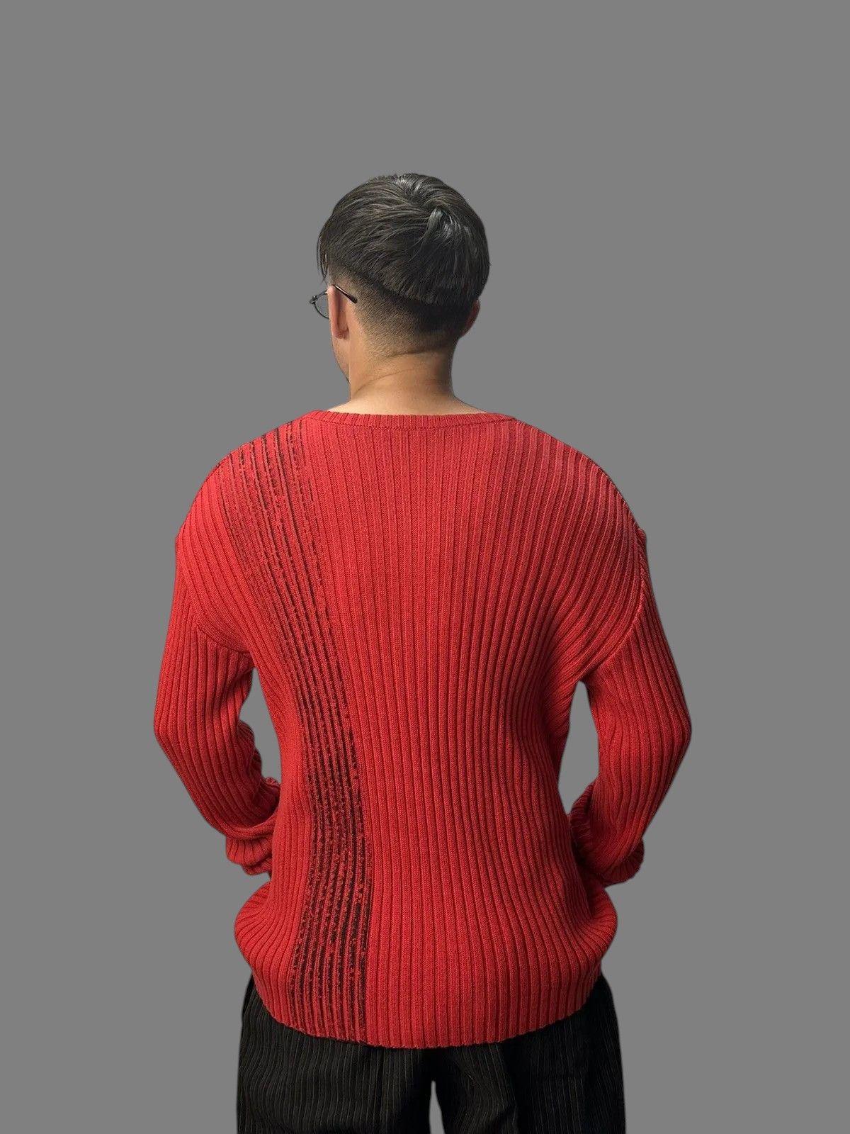 14th Addiction Y2K Vintage Gothic Distressed Sweater Diesel Kapital Faded Size US M / EU 48-50 / 2 - 13 Thumbnail