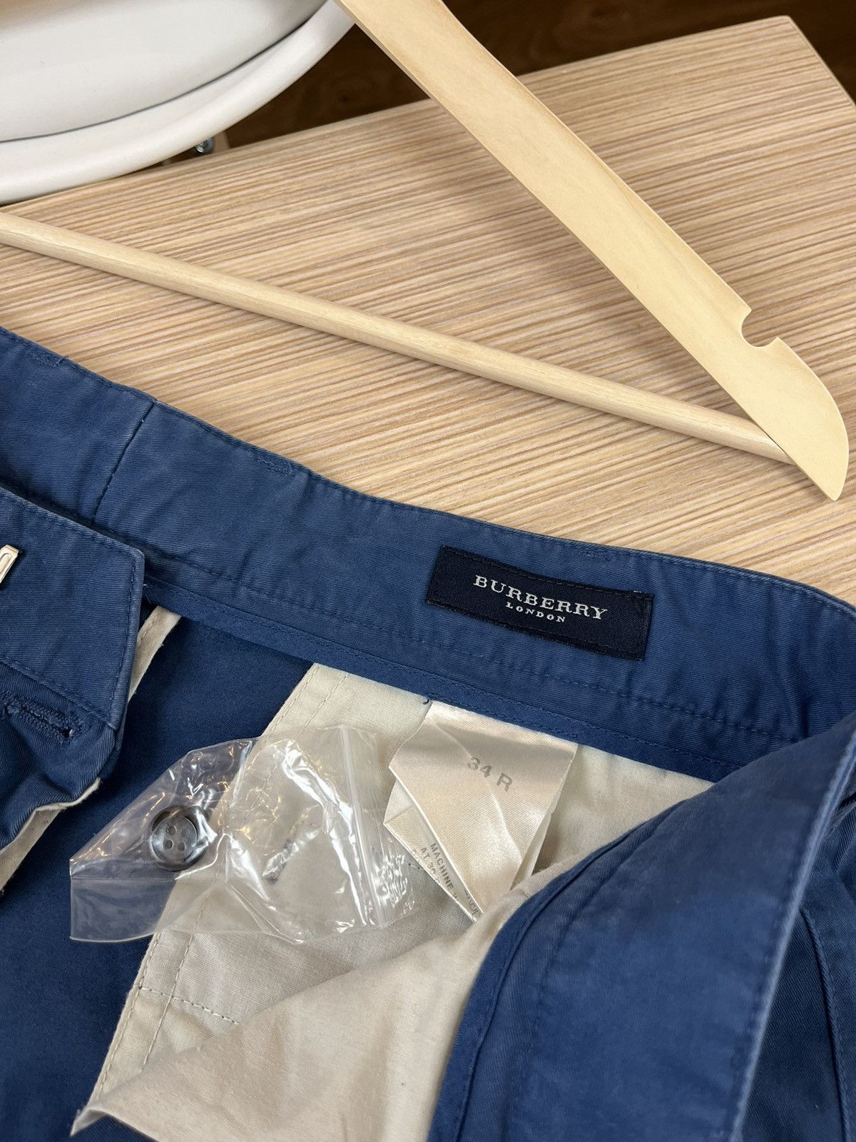 Burberry × Vintage Burberry Blue Casual Pants Men's Size US 34 / EU 50 - 6 Thumbnail