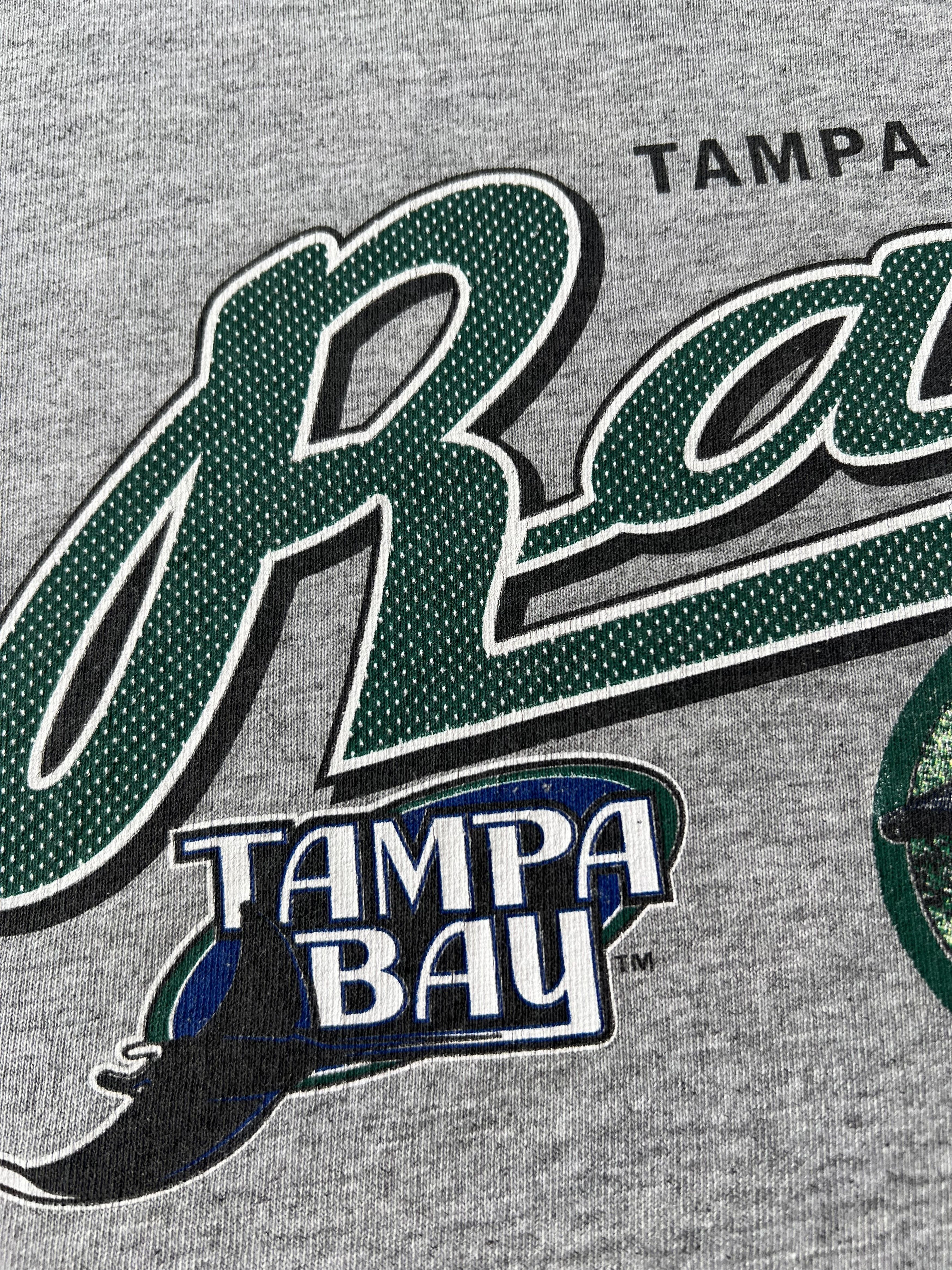 MLB Vintage 2004 Tampa Bay Rays MLB Baseball Gray T-shirt Size US XL / EU 56 / 4 - 4 Thumbnail