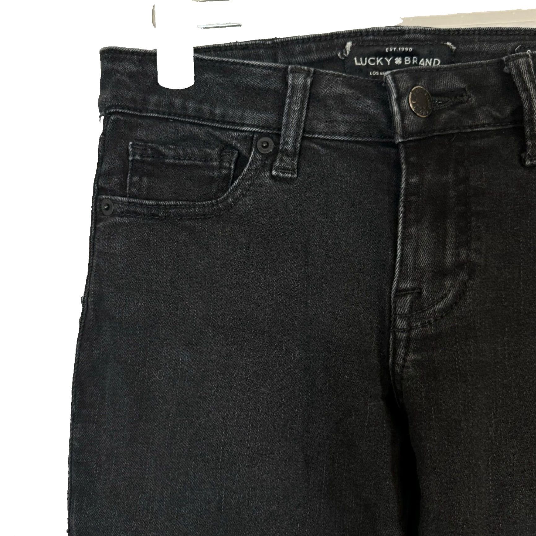 Lucky Brand Lucky Brand Lolita Skinny Jeans Women's 0/25 Black Denim Low Rise Ankle 5-Pocket Stretch Size 25" / US 0 / IT 36 - 4 Thumbnail