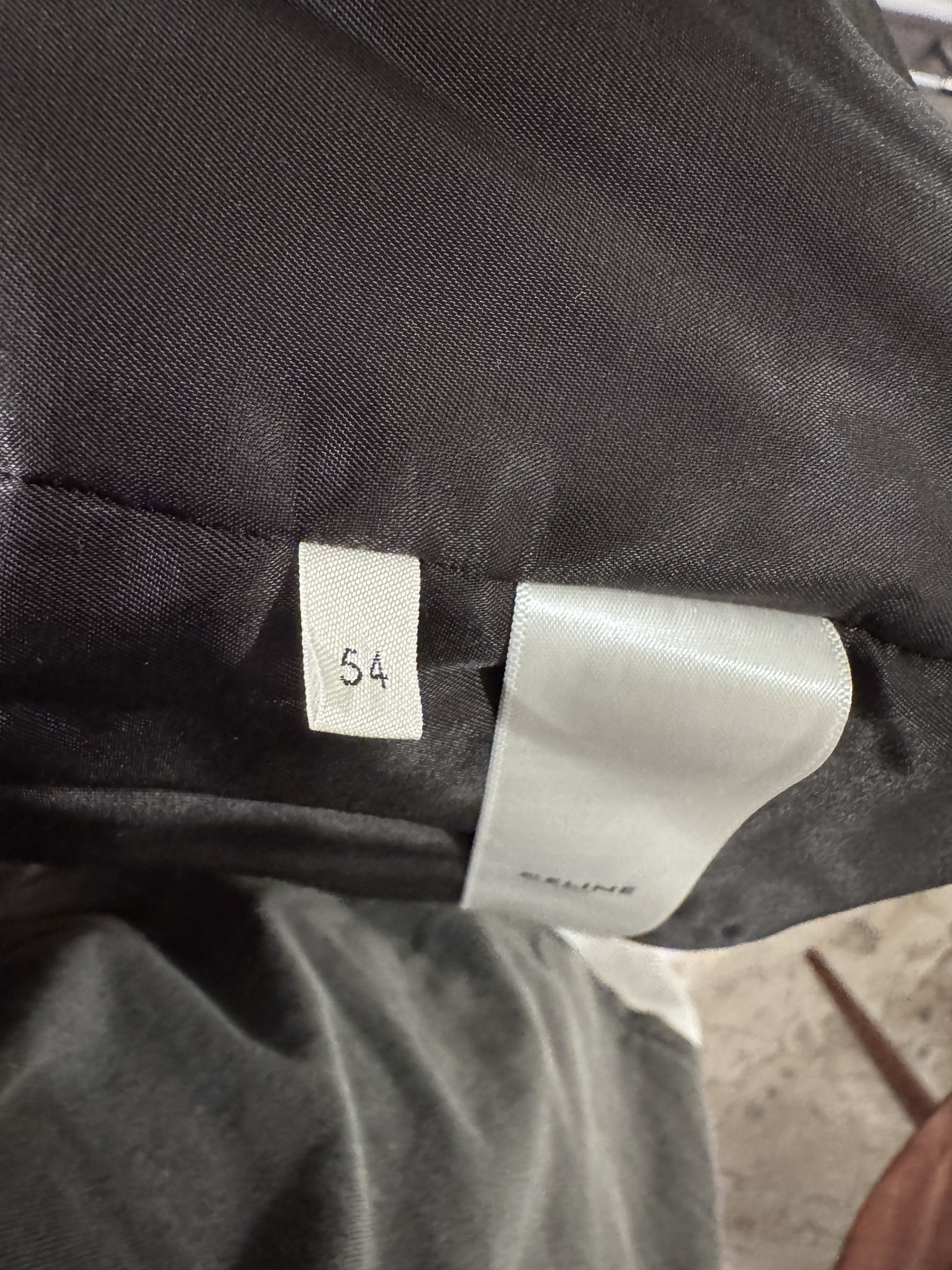 Celine CELINE Metallic Silver Varsity Bomber - Size 54 Size US L / EU 52-54 / 3 - 6 Thumbnail