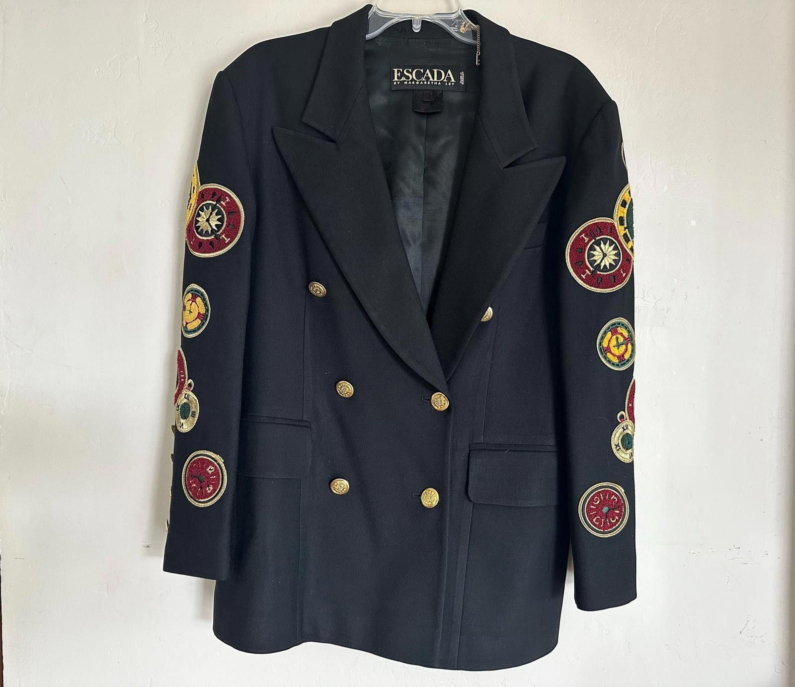 Escada RARE Escada by Margaretha Ley Blazer Sz US10 (uk42 Jacket Size L / US 10 / IT 46 - 1 Thumbnail