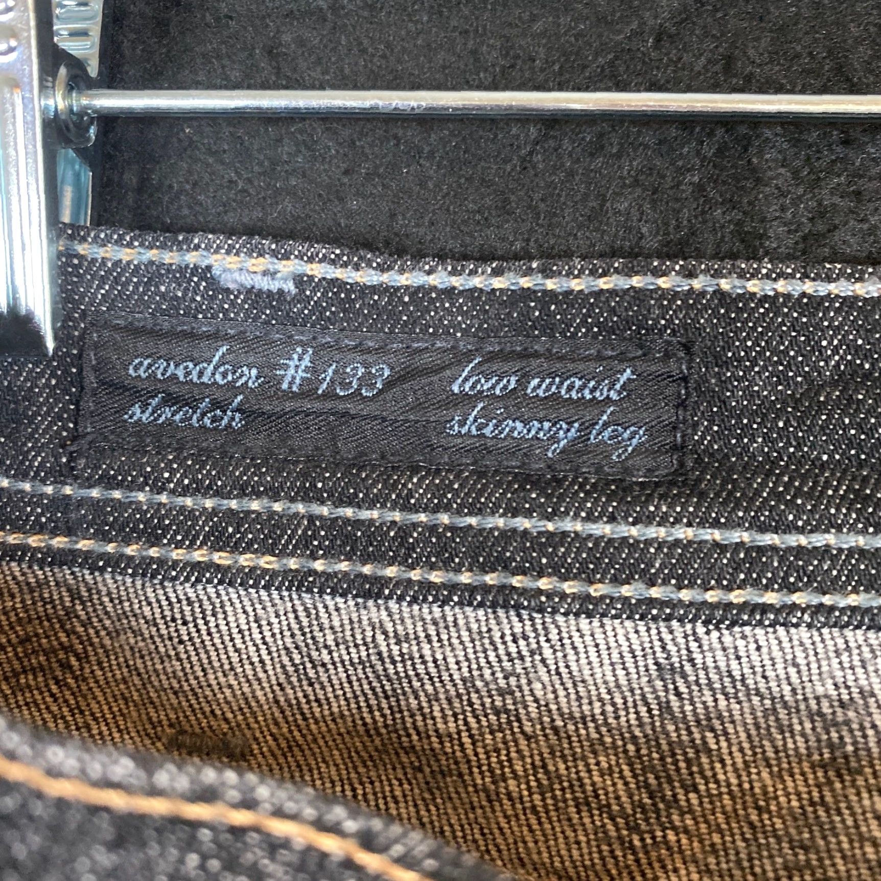 Citizens Of Humanity Citizens Of Humanity Jeans Womens Black Avedon #133 Low Waist Skinny Stretch 27 Size 27" / US 4 / IT 40 - 5 Thumbnail