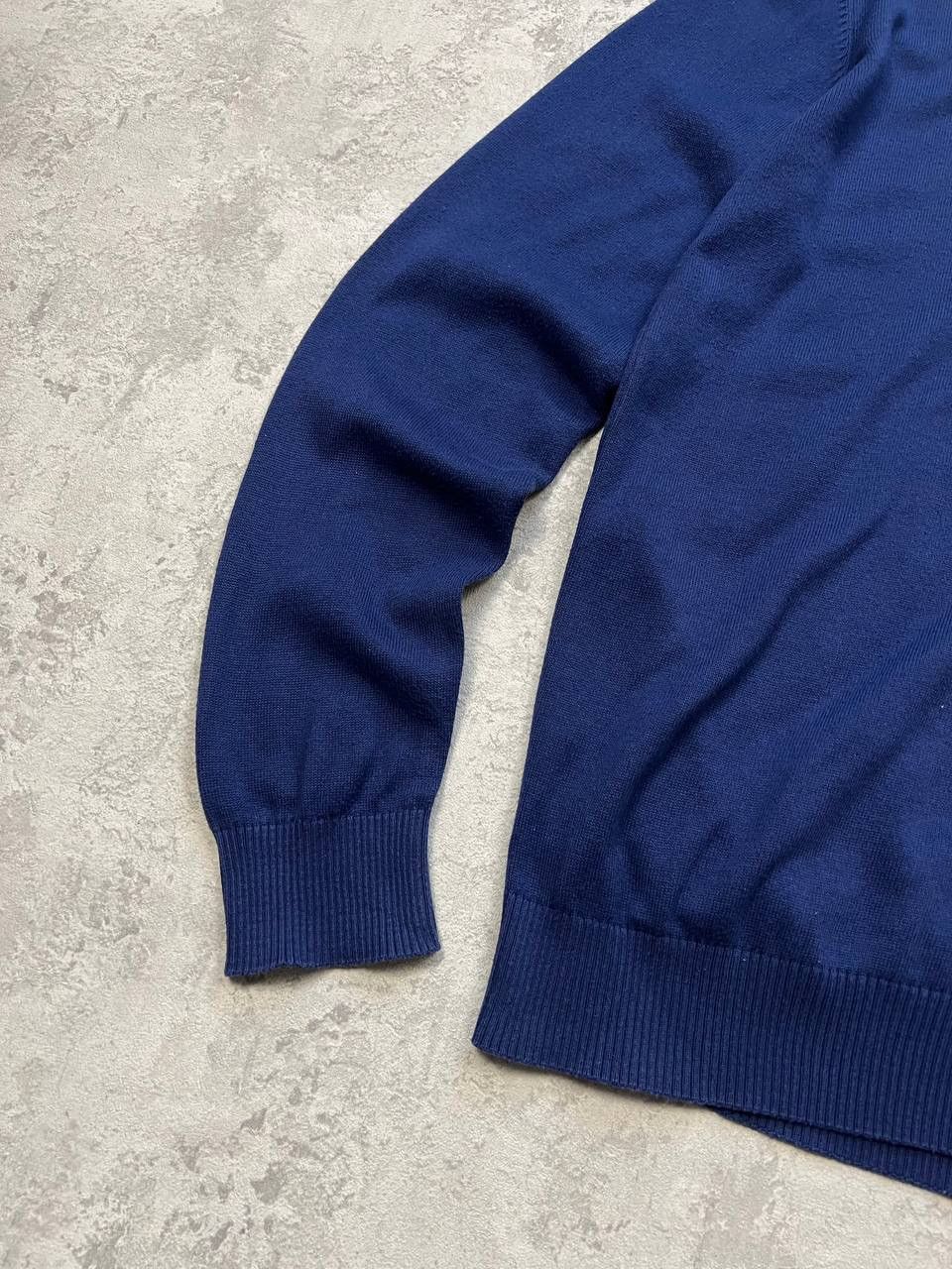 Lacoste Lacoste Blue Light Sweater Under The Neck Leather Logo Size US L / EU 52-54 / 3 - 4 Thumbnail