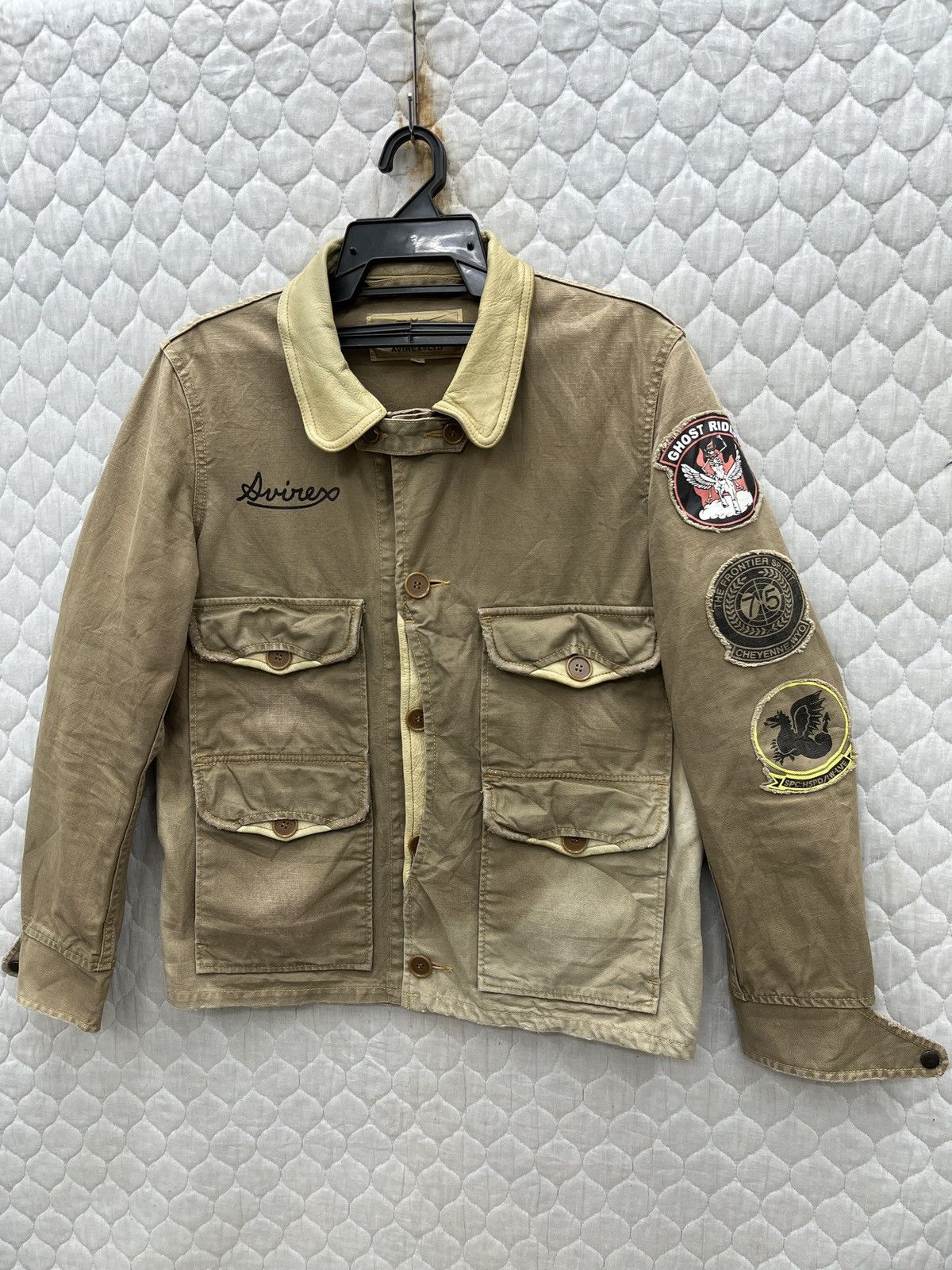 Avirex 🔥🔥🔥STEALS AVIREX MILITARY UTILITY JACKET Size US M / EU 48-50 / 2 - 3 Thumbnail