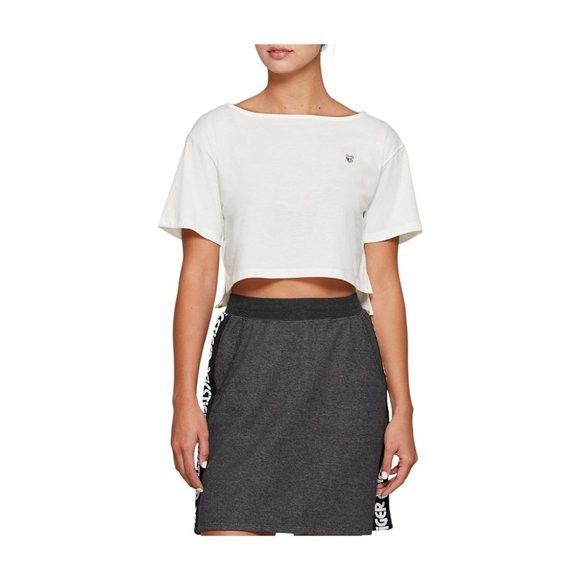 Asics Asics Tiger Crop Hi-Lo Hem Tee Cream XL Size XL / US 12-14 / IT 48-50 - 3 Thumbnail