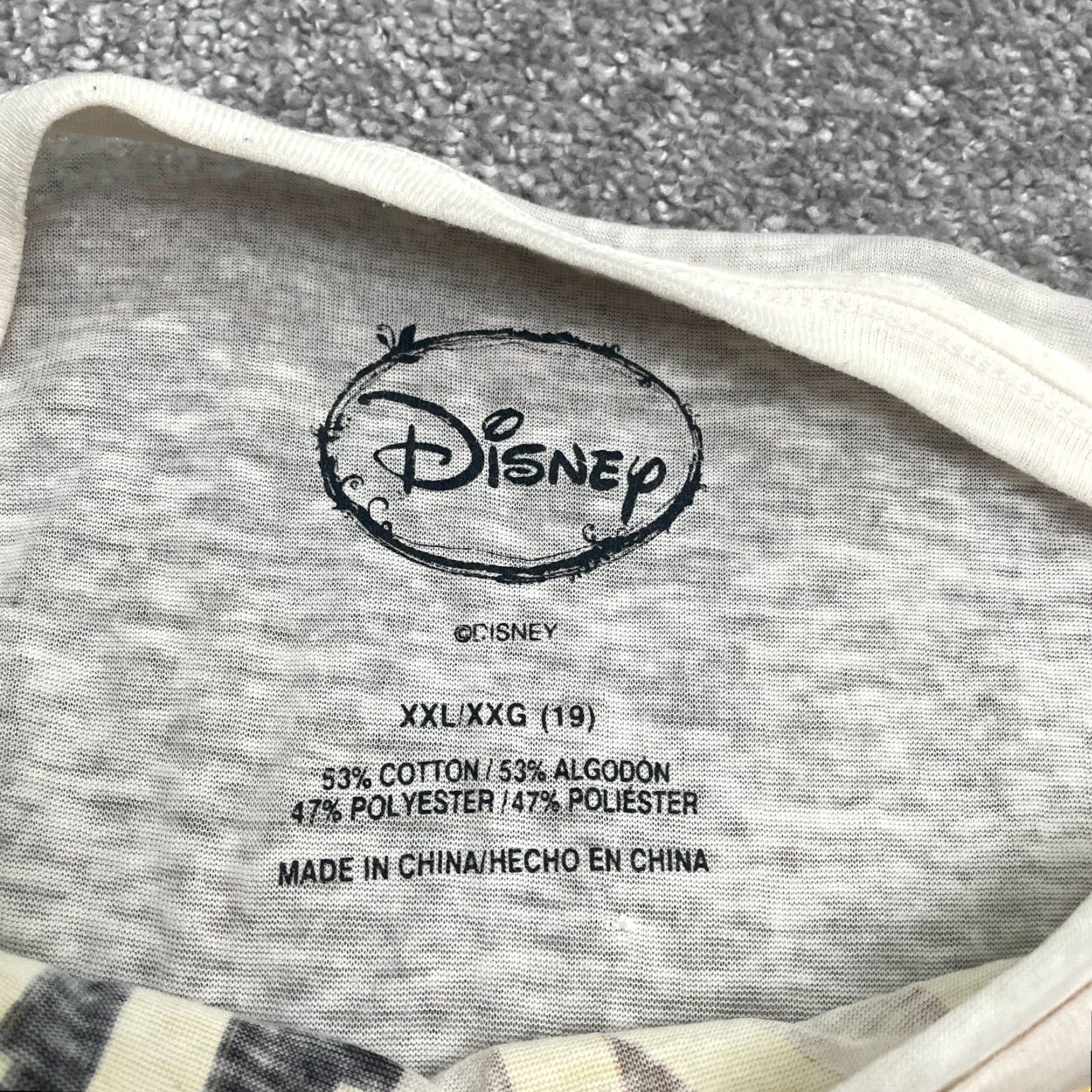 Disney Disney Mickey Mouse Graphic Shirt Womens 2XL White Round Neck Casual Tee Size XXL / US 16-18 / IT 52-54 - 6 Thumbnail