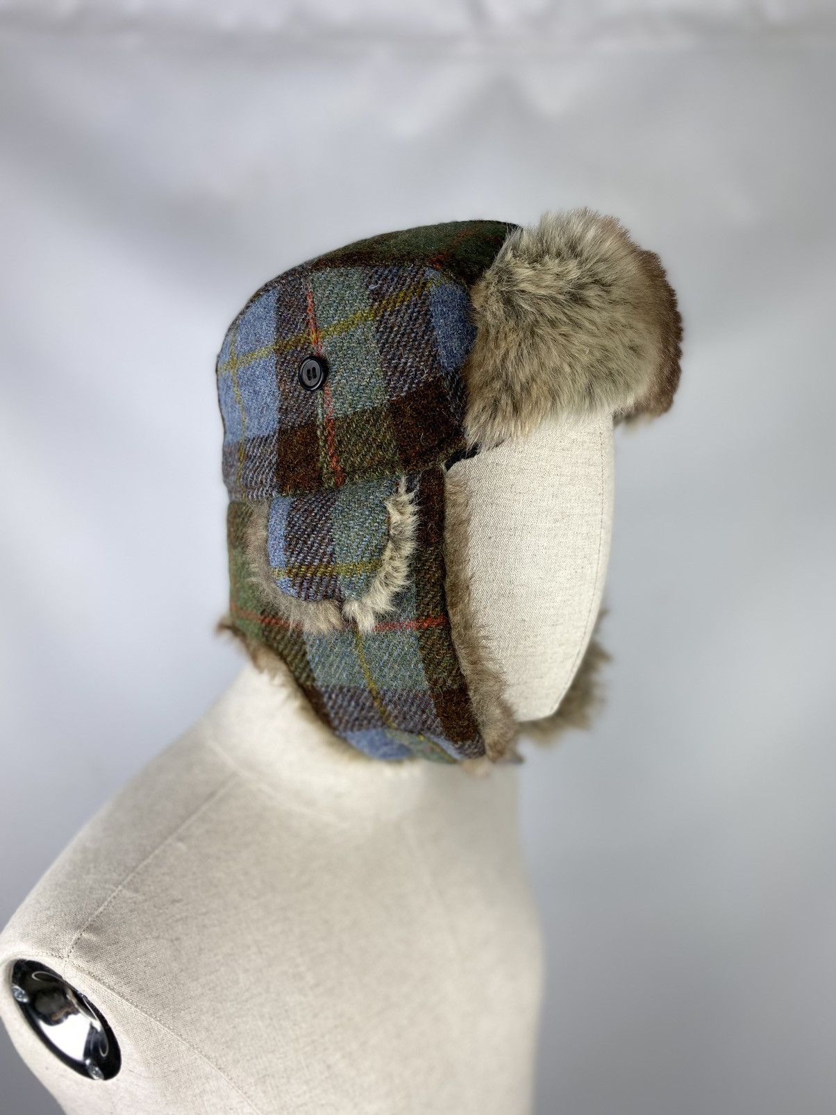 Harris Tweed Harris Tweed wool trapper Ushanka hat size L Size ONE SIZE - 9 Thumbnail