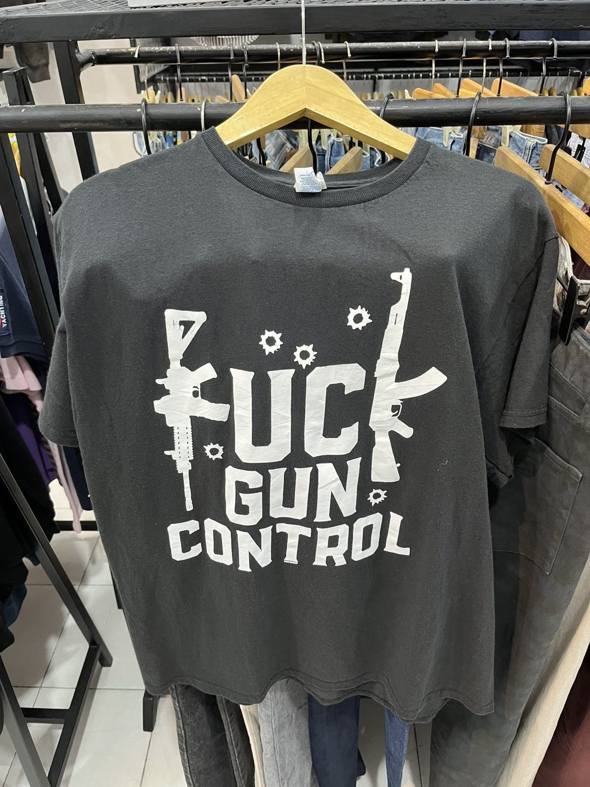Other 🔥 Vintage Fuck Gun Control Tee Size US L / EU 52-54 / 3 - 1 Thumbnail