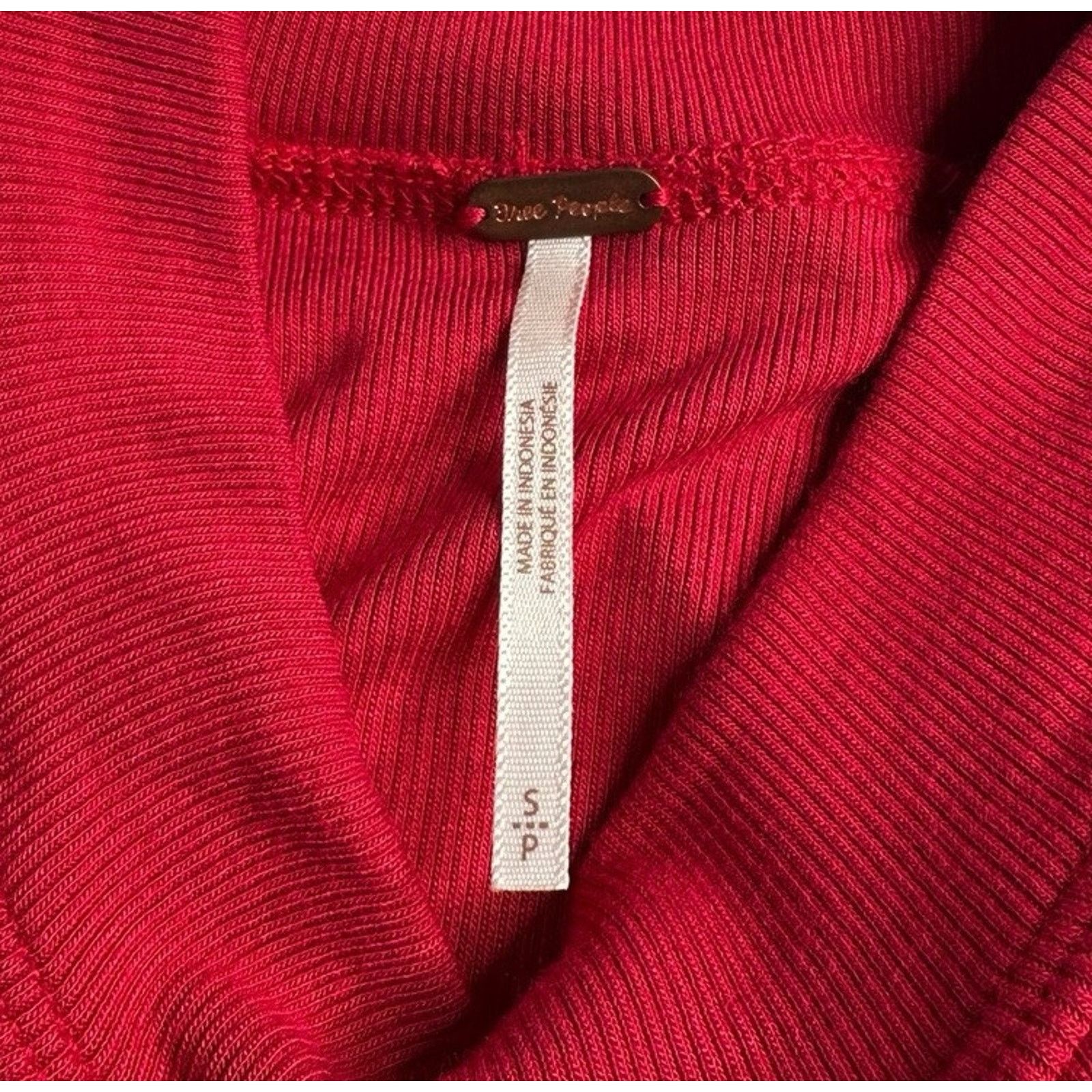 Free People Free People Red Downtown Girl Cut Out Swing Tunic Top Size S / US 4 / IT 40 - 11 Thumbnail