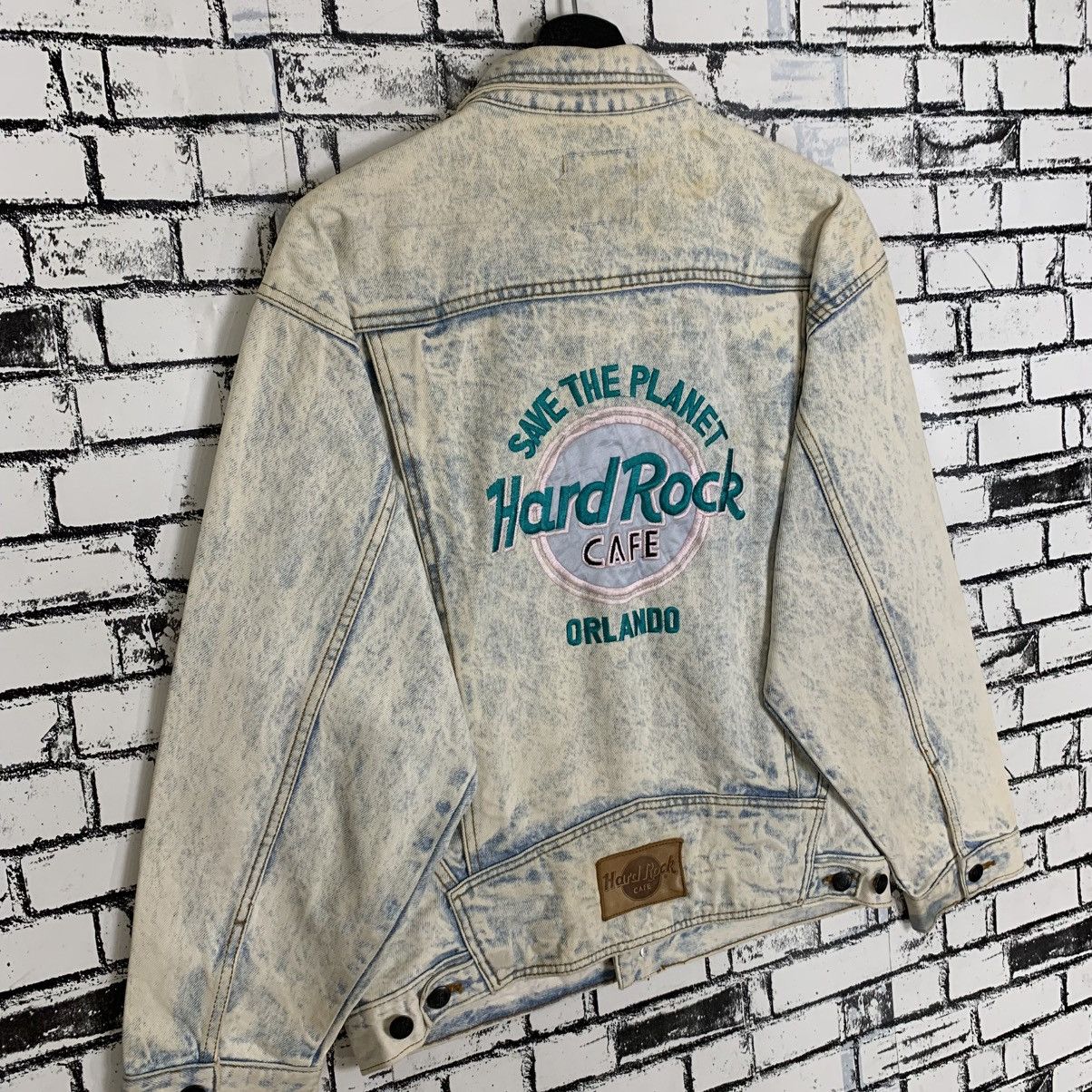 Hard Rock Cafe × Vintage Vintage Hard Rock Cafe Orlando Denim Jacket Small Size Size US S / EU 44-46 / 1 - 10 Thumbnail