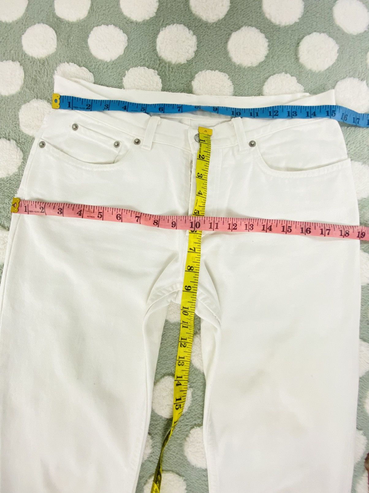 Helmut Lang Helmut Lang White Jeans Size US 30 / EU 46 - 4 Thumbnail