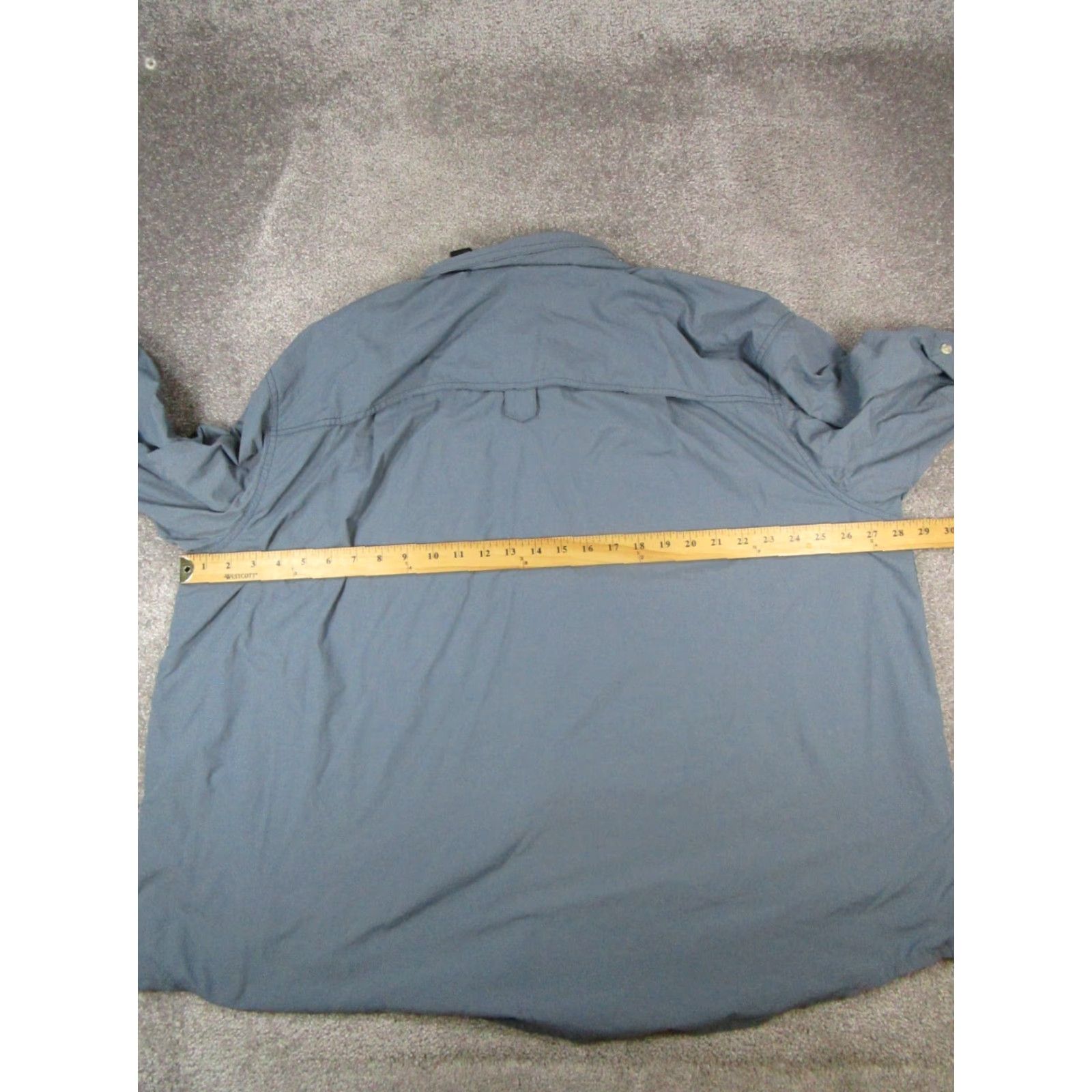 Vintage REI Shirt Mens 2XL Blue Upf 50+ Hiking Button Up Shirt - REI Button-Up Nylon Collared Long Sleeve Casual Travel Workwear Mens, Blue 2XL REI Shirt Size US XXL / EU 58 / 5 - 6 Thumbnail