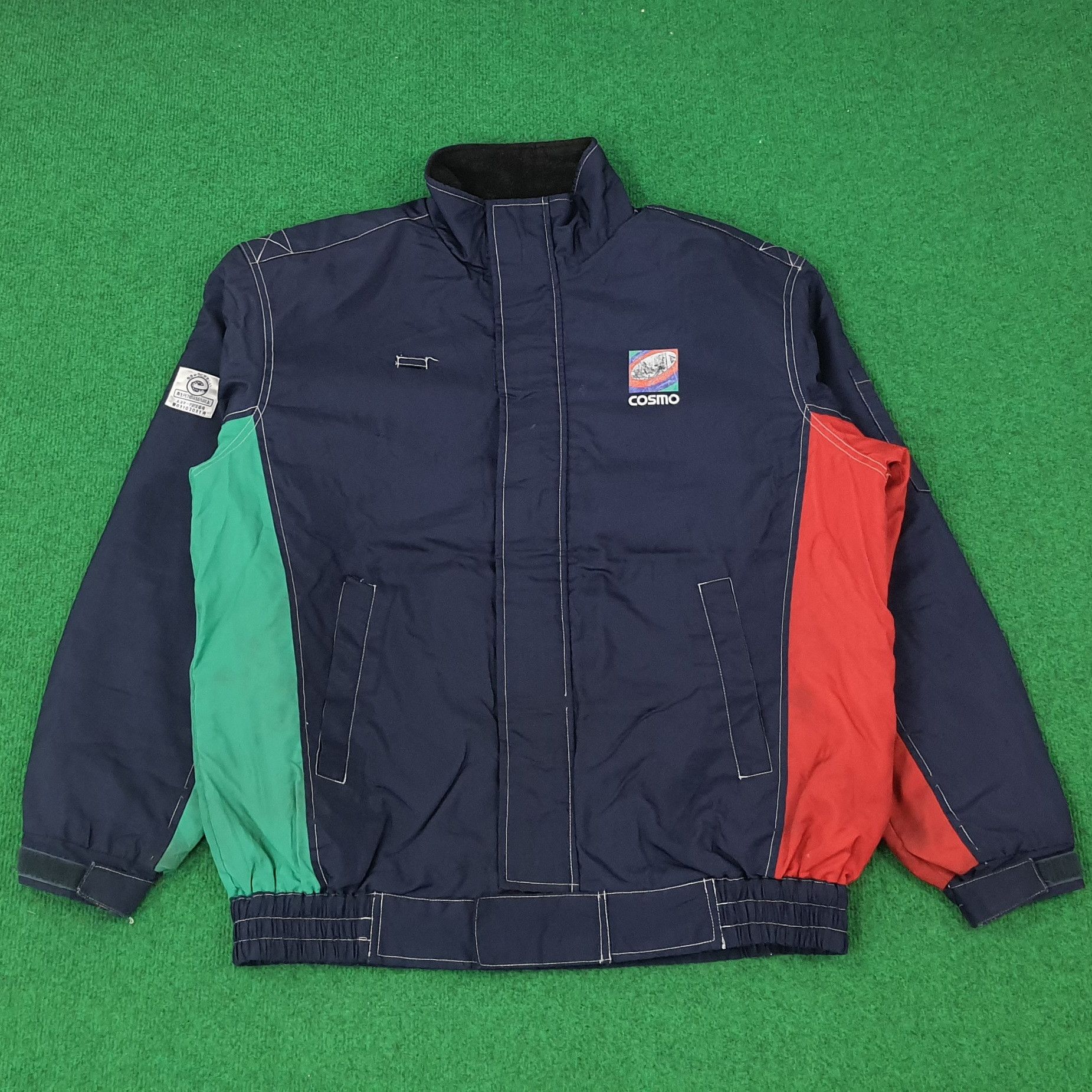 Japanese Brand × Vintage Vintage COSMO Auto Service Staff Motorsports Jacket C215N1 Size US XL / EU 56 / 4 - 3 Thumbnail