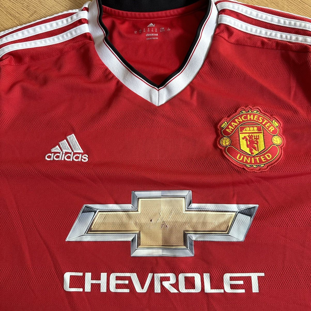 Adidas Manchester United Jersey Home shirt 2015 Adidas Size US XL / EU 56 / 4 - 2 Thumbnail