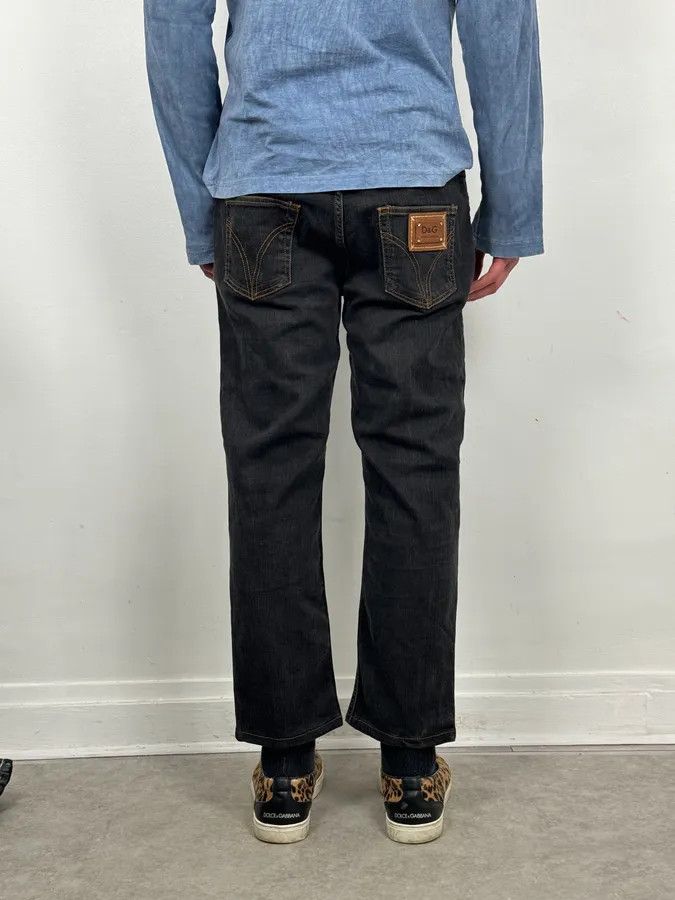 Dolce & Gabbana 2000s Dolce & Gabbana Navy Brut Denim Jeans Size US 33 - 5 Thumbnail