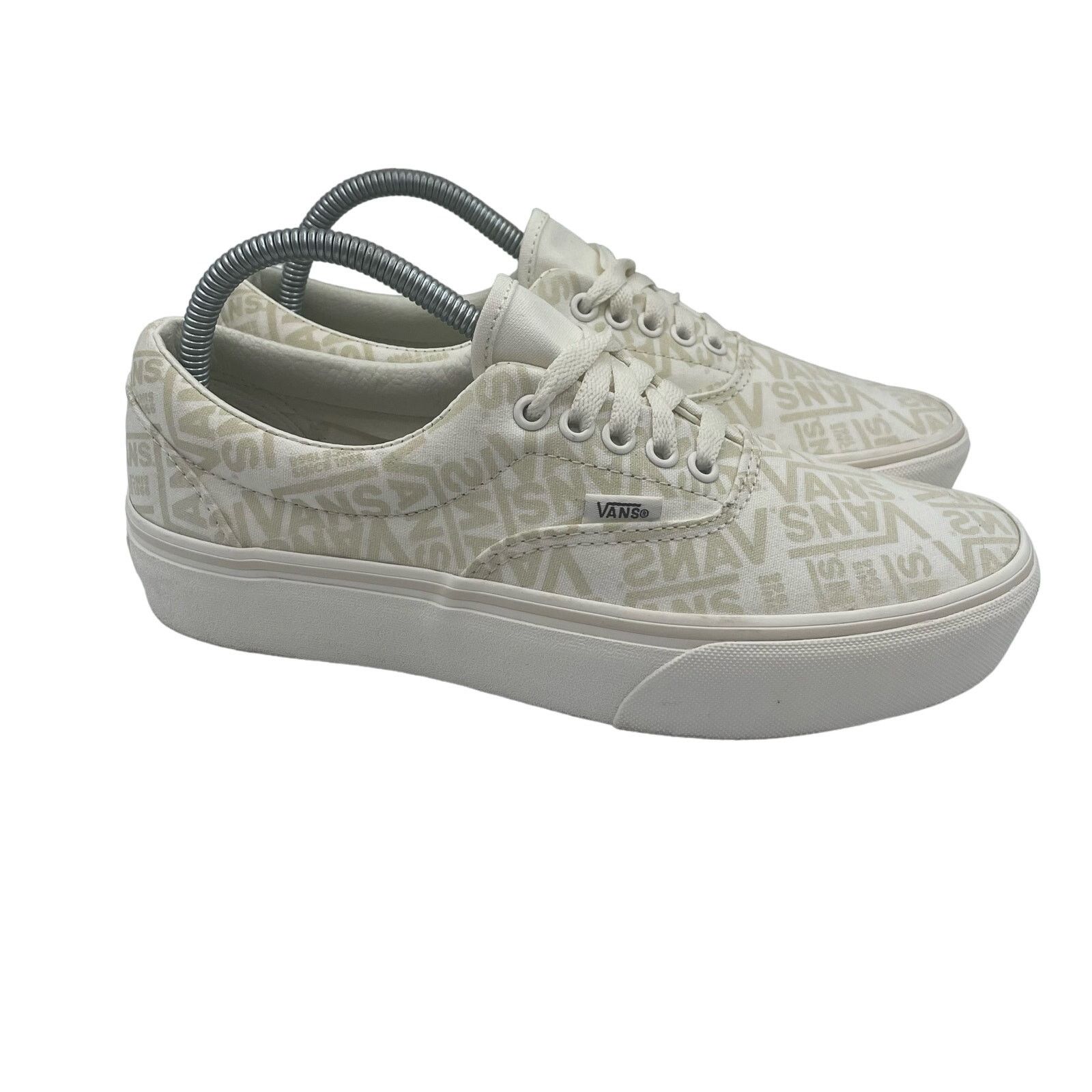 Vans VANS Era Platform 66 Off White Marshmallow Spellout 8 9.5 Size US 8 / EU 41 - 2 Thumbnail