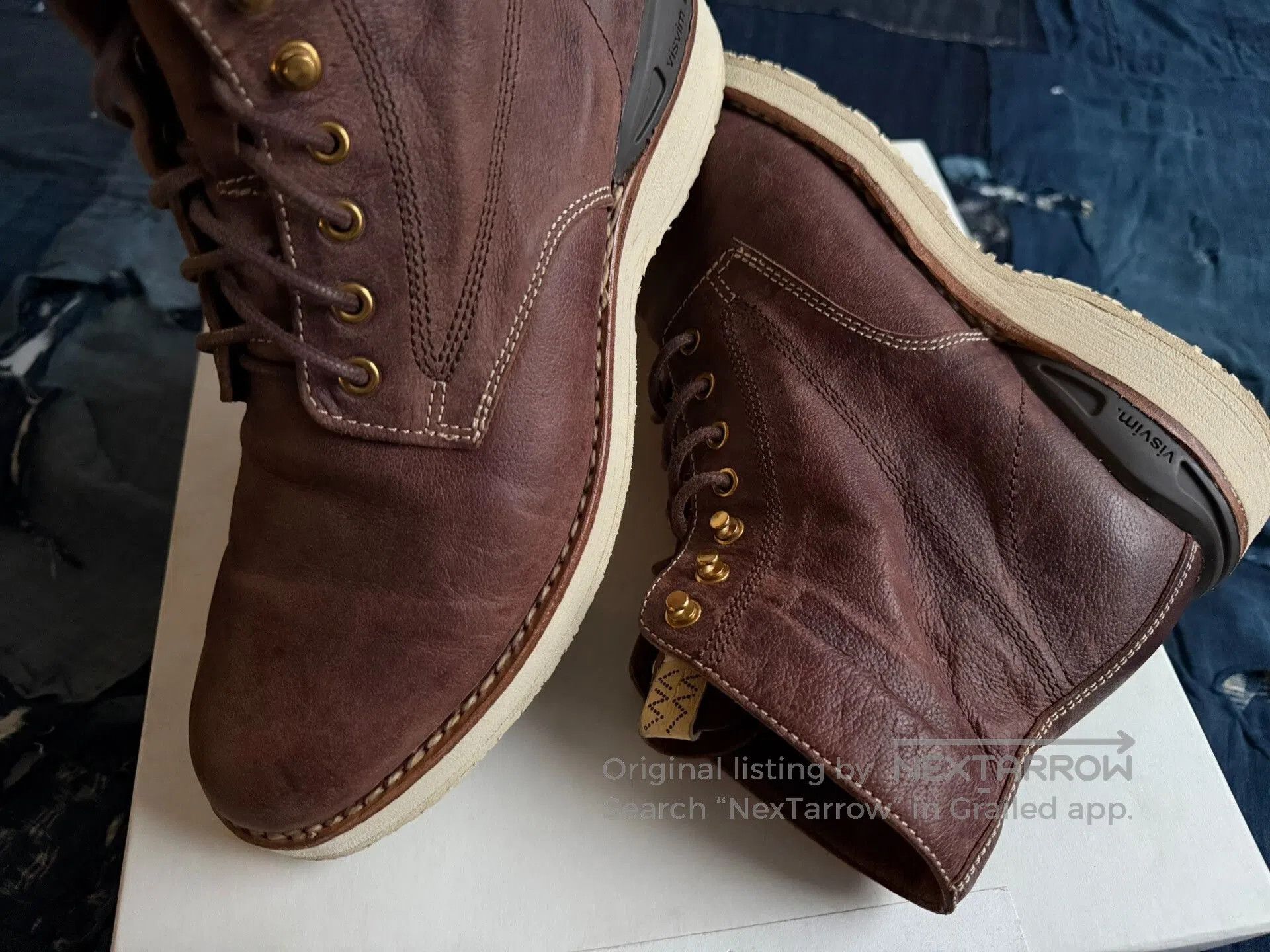 Visvim VISVIM Virgil Folk Boots in Dark Brown. Size US 8.5 / EU 41-42 - 7 Thumbnail
