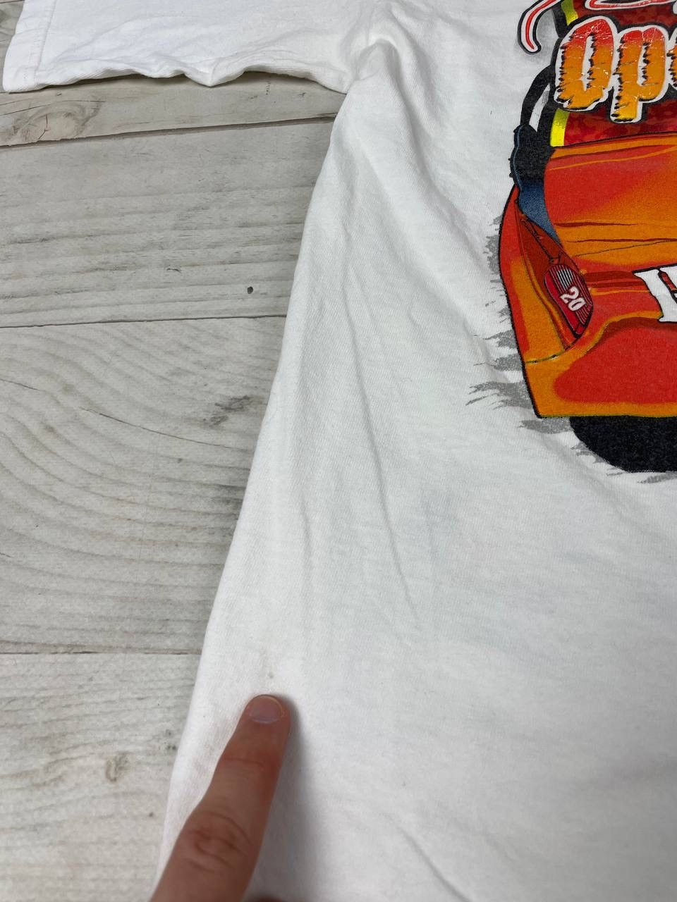 NASCAR Vintage Tony Steward 2002 Nascar Out In Front T-Shirt Size US XL / EU 56 / 4 - 25 Thumbnail