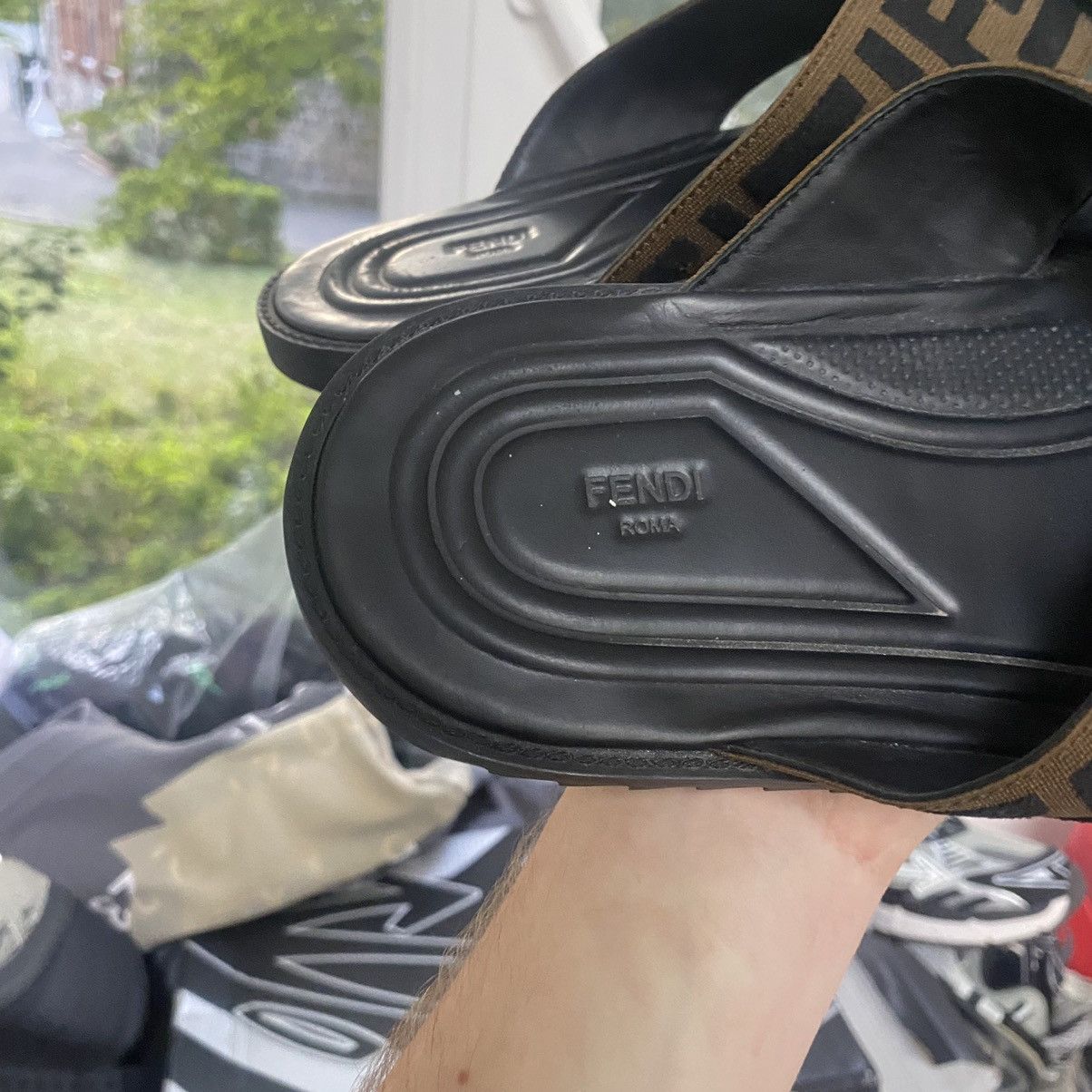 Fendi Fendi FF Sliders Size US 10 / EU 43 - 5 Thumbnail