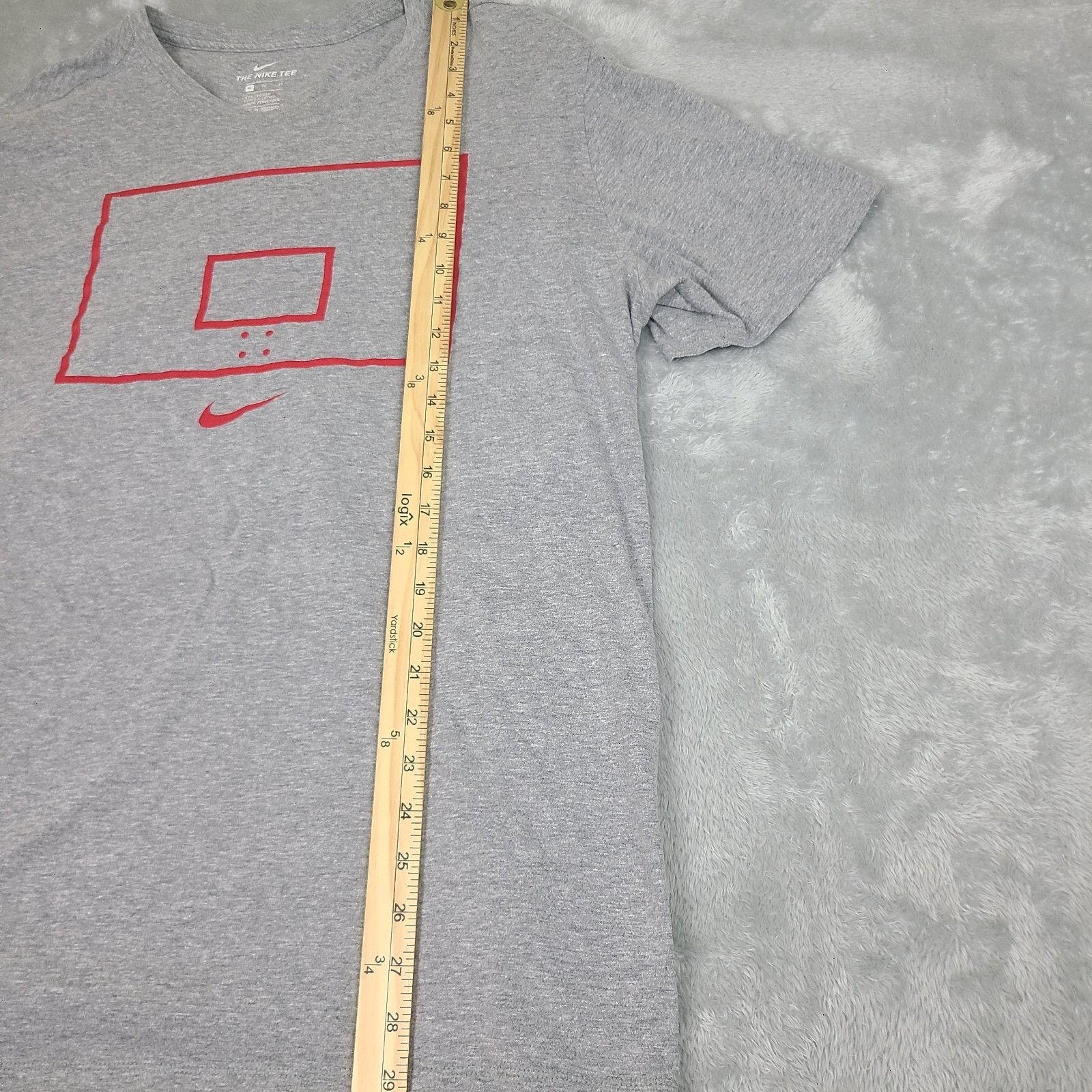 Nike Nike Basketball Backboard T-Shirt Men's XL Big Logo Size US XL / EU 56 / 4 - 4 Thumbnail