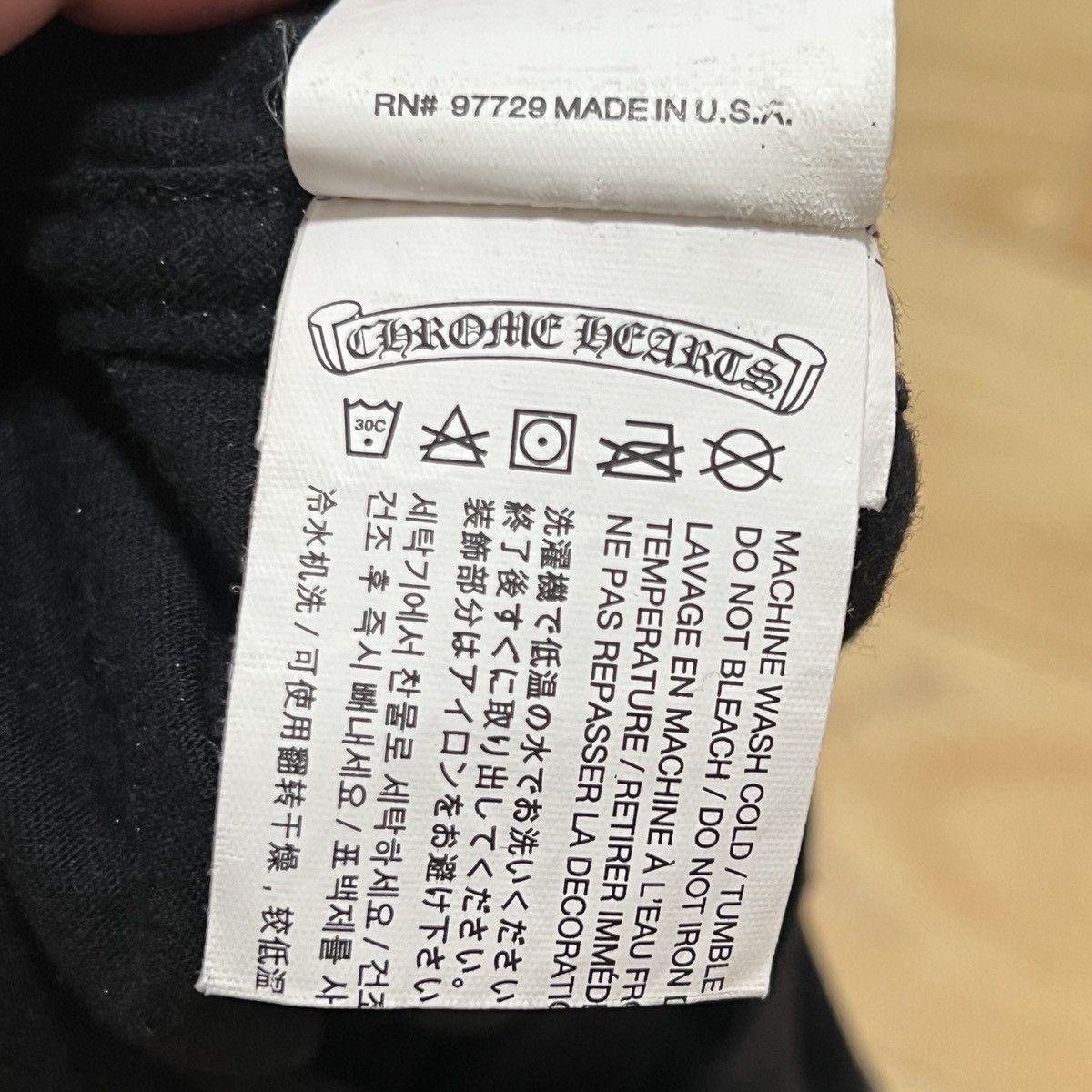 Chrome Hearts Chrome Hearts X Foti logo Tee Size US M / EU 48-50 / 2 - 10 Thumbnail