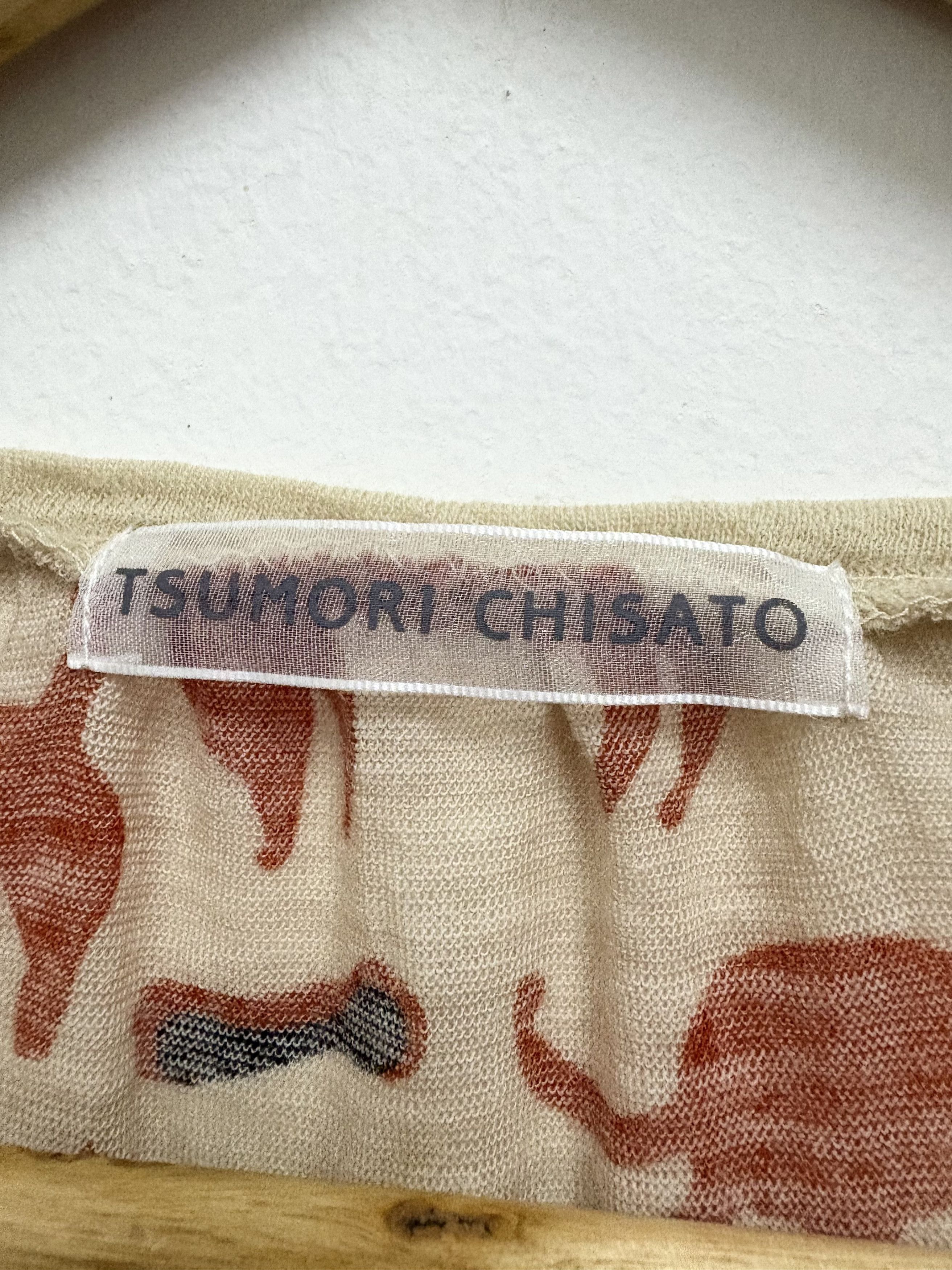Issey Miyake × Japanese Brand × Tsumori Chisato 2000's Tsumori Chisato Issey Miyake Cat & Dog L/S T-Shirt Size M / US 6-8 / IT 42-44 - 12 Thumbnail