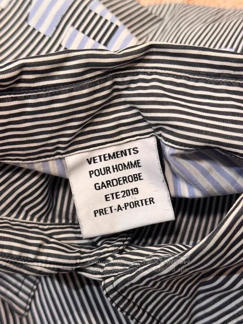 Vetements Vetements Fake Two-Piece Shirt Jacket, Size S Size US S / EU 44-46 / 1 - 3 Thumbnail