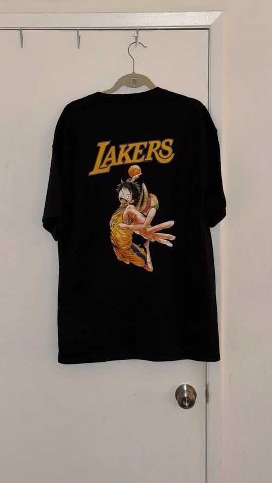 ONE PIECE LAKERS Tシャツ 非売品 Lakers Giving Out Shirts & Posters For One Piece Night
