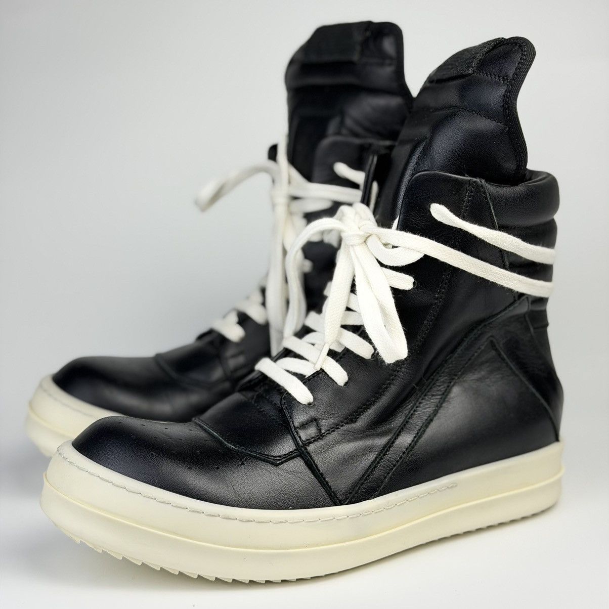 Rick Owens Rick Owens Geobasket Black Size US 6 / IT 36 - 3 Thumbnail