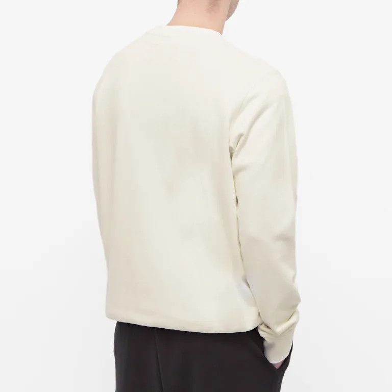 Casablanca Cream Embroidered Sport Logo Oversized Sweatshirt Size US XXS / EU 40 - 4 Thumbnail