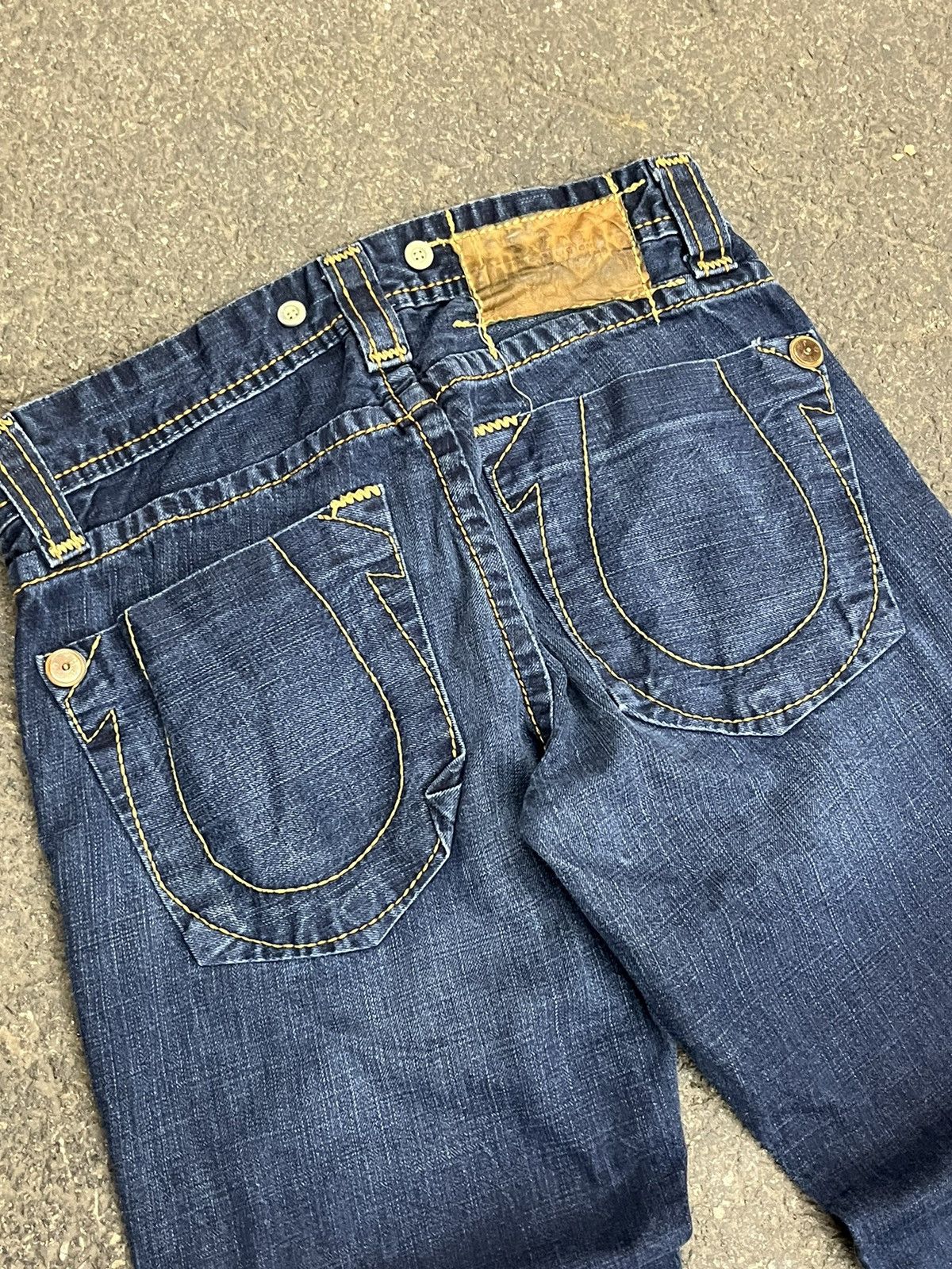 True Religion × Vintage True religion y2k baggy fit denim pants hype rare skater Size US 34 / EU 50 - 4 Thumbnail