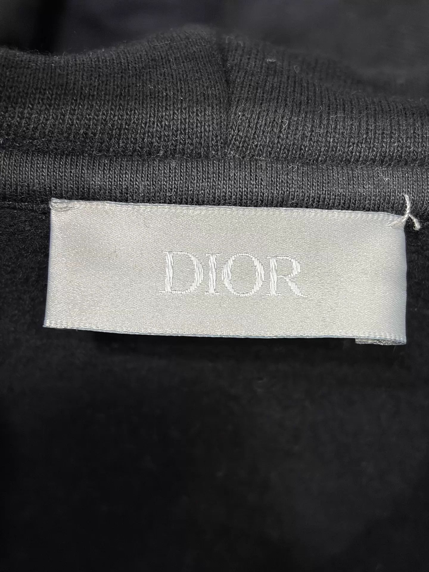 Dior Dior Black Script Logo Hoodie S Size US S / EU 44-46 / 1 - 3 Thumbnail