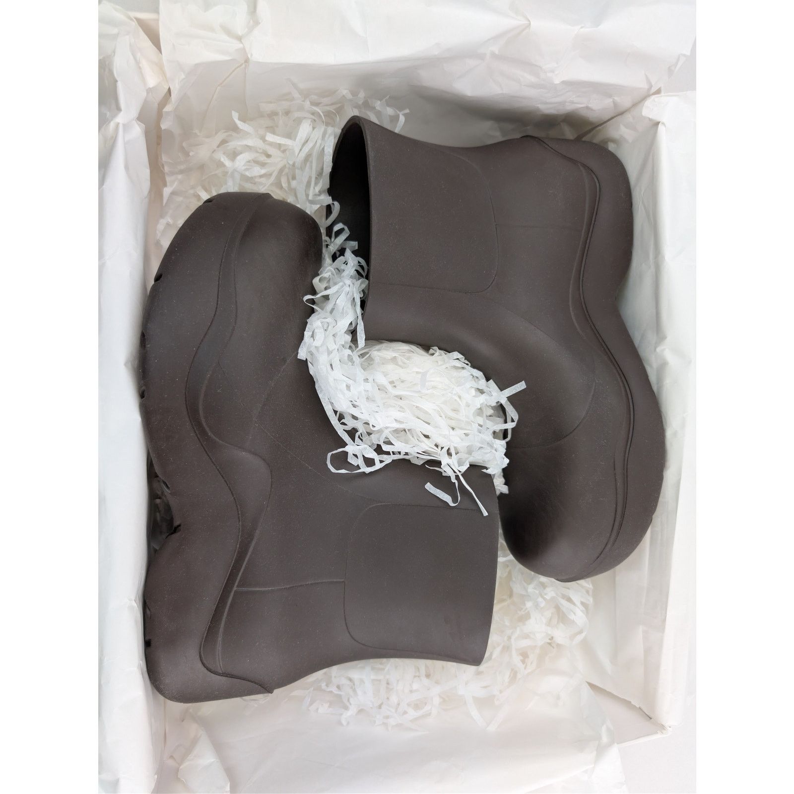 Bottega Veneta o1rshd1 Q:2 / Matt Rubber Puddle Ankle Boot in Fondant 46 Size US 13 / EU 46 - 18 Thumbnail