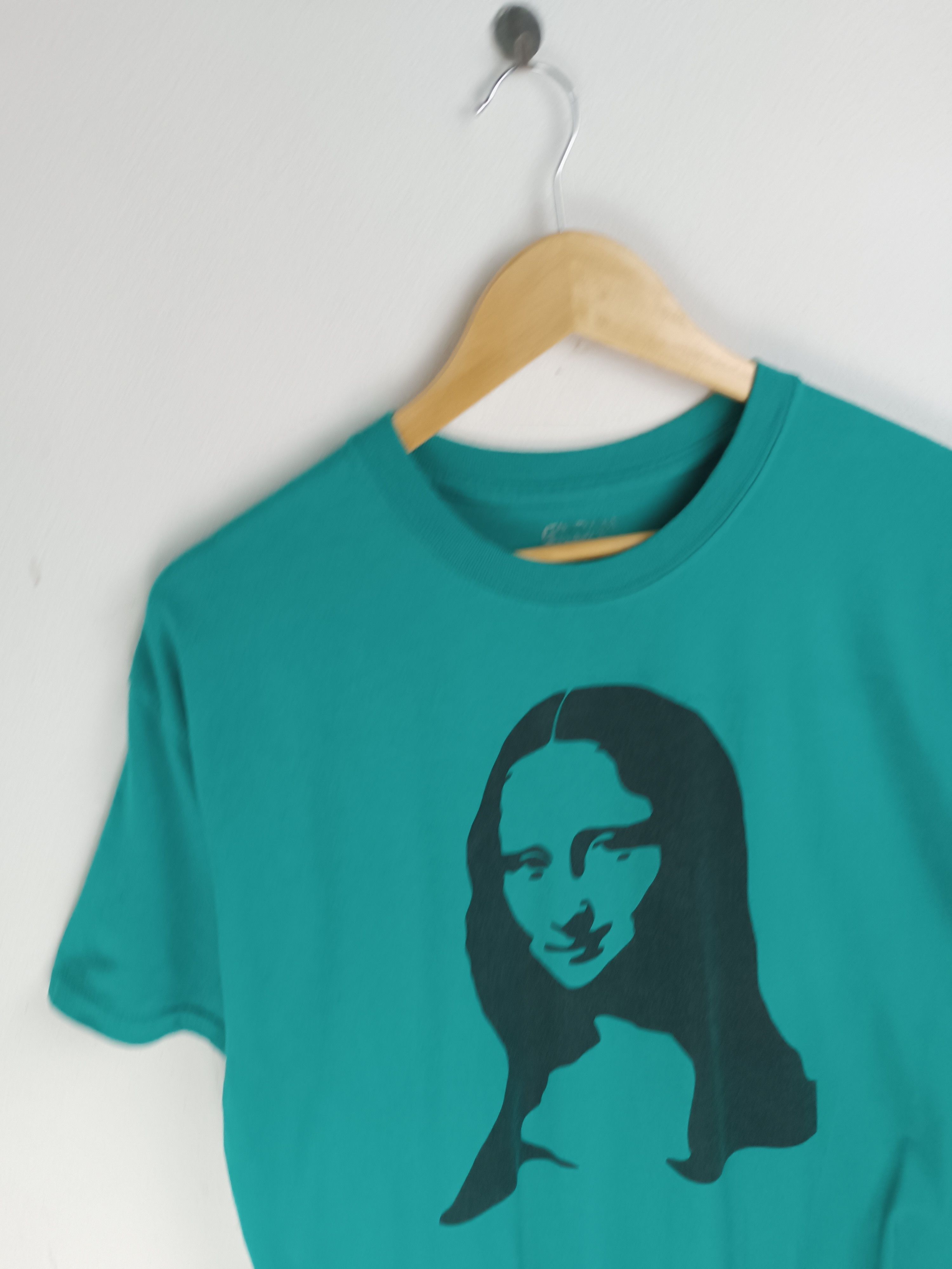 Vintage VINTAGE FADED MONALISA WISDOM ADULTS HUMOR TEE Size US L / EU 52-54 / 3 - 6 Thumbnail