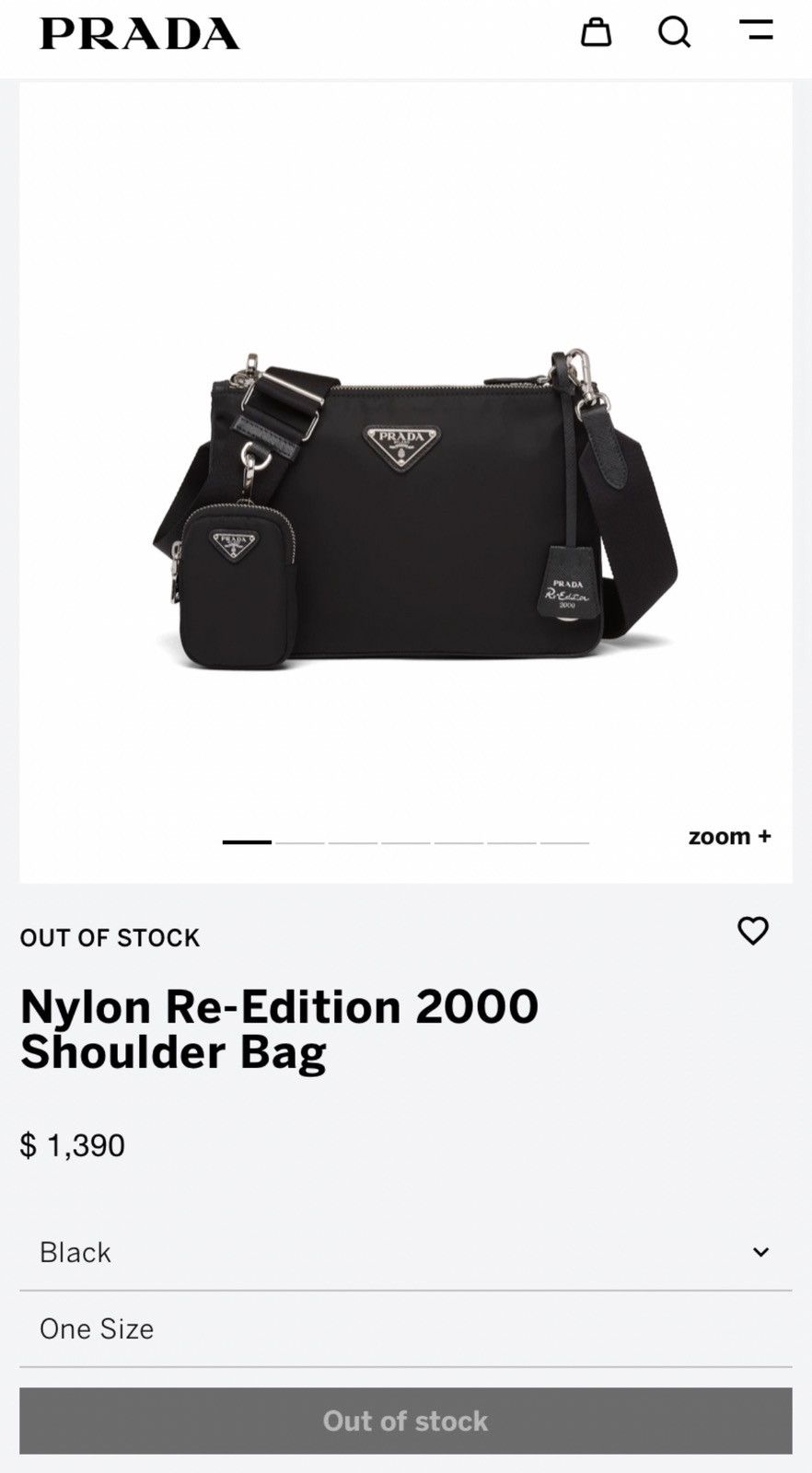 Prada Prada Nylon Re-Edition 2000 Shoulder Bag | Grailed