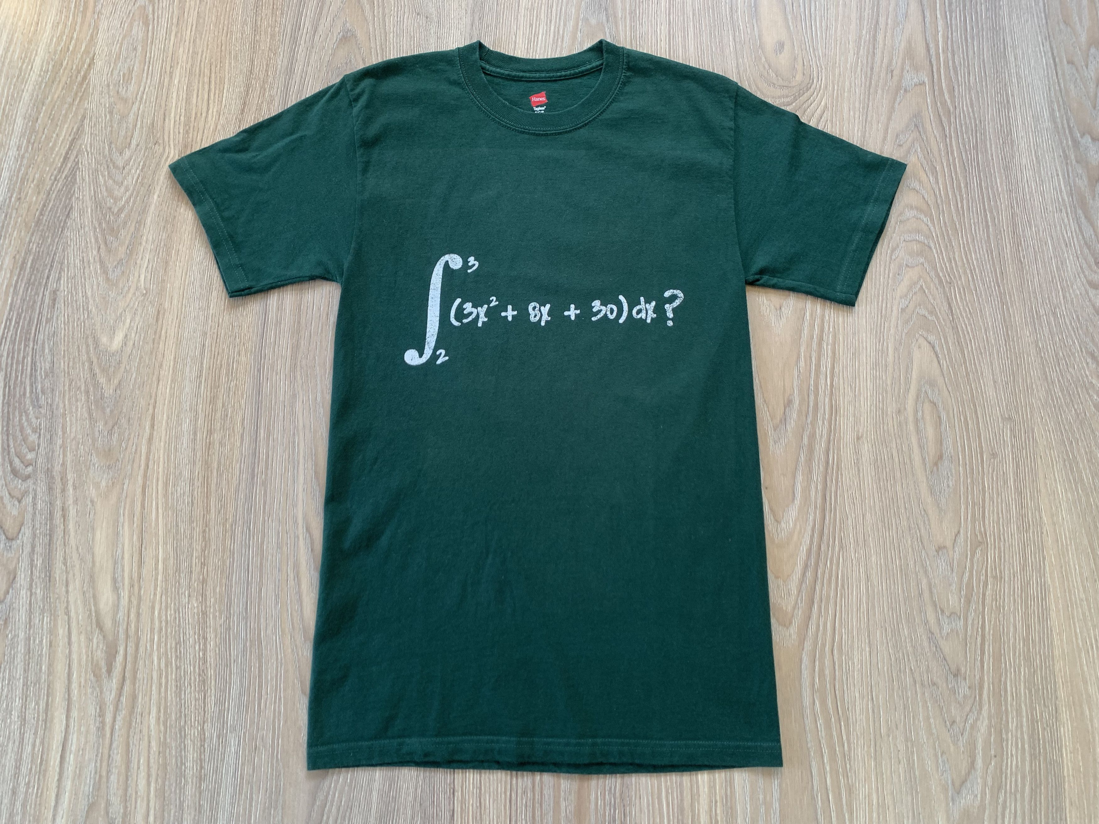 Hanes Hanes Math Formula Printed T-Shirt Size US S / EU 44-46 / 1 - 2 Thumbnail