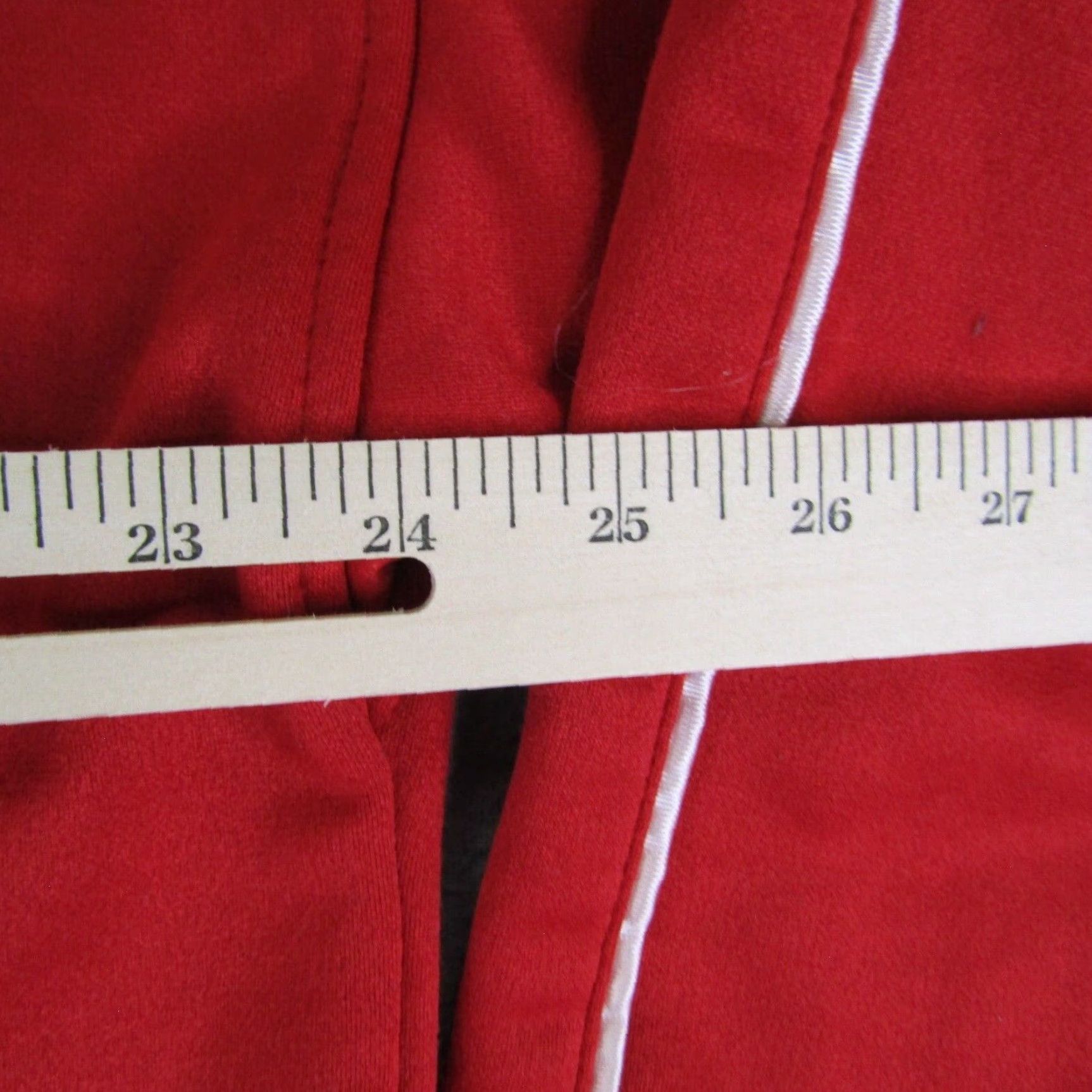 Vintage Easton Sweatshirt Mens XL Red Fleece V-Neck Pullover Baseball Warmup Pockets Logo Size US XL / EU 56 / 4 - 6 Thumbnail