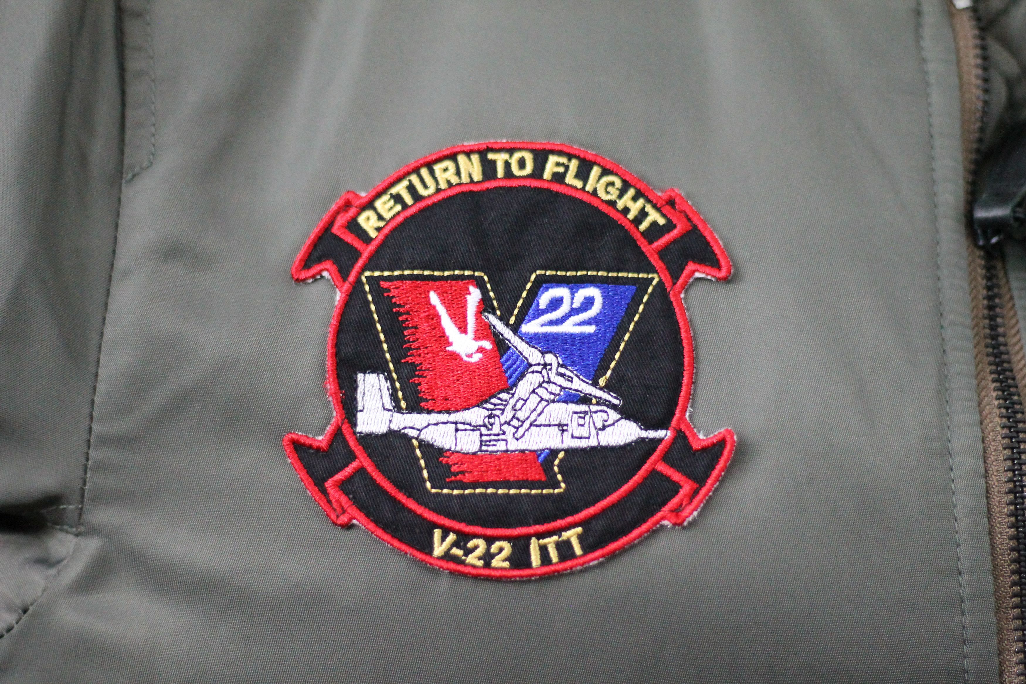 Japanese Brand HOUSTON U.S. Marine Corpes Bell Boeing Flight Bomber Jacket. Size US M / EU 48-50 / 2 - 8 Thumbnail