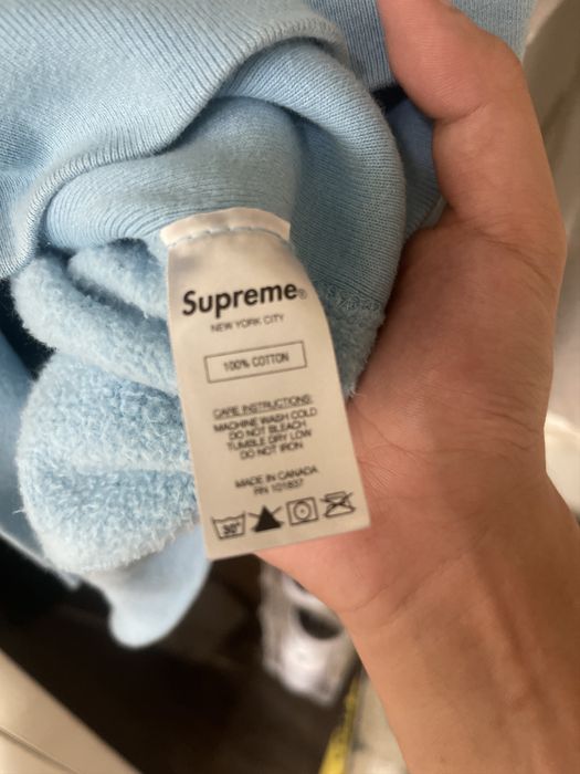 Supreme bandana box discount logo baby blue