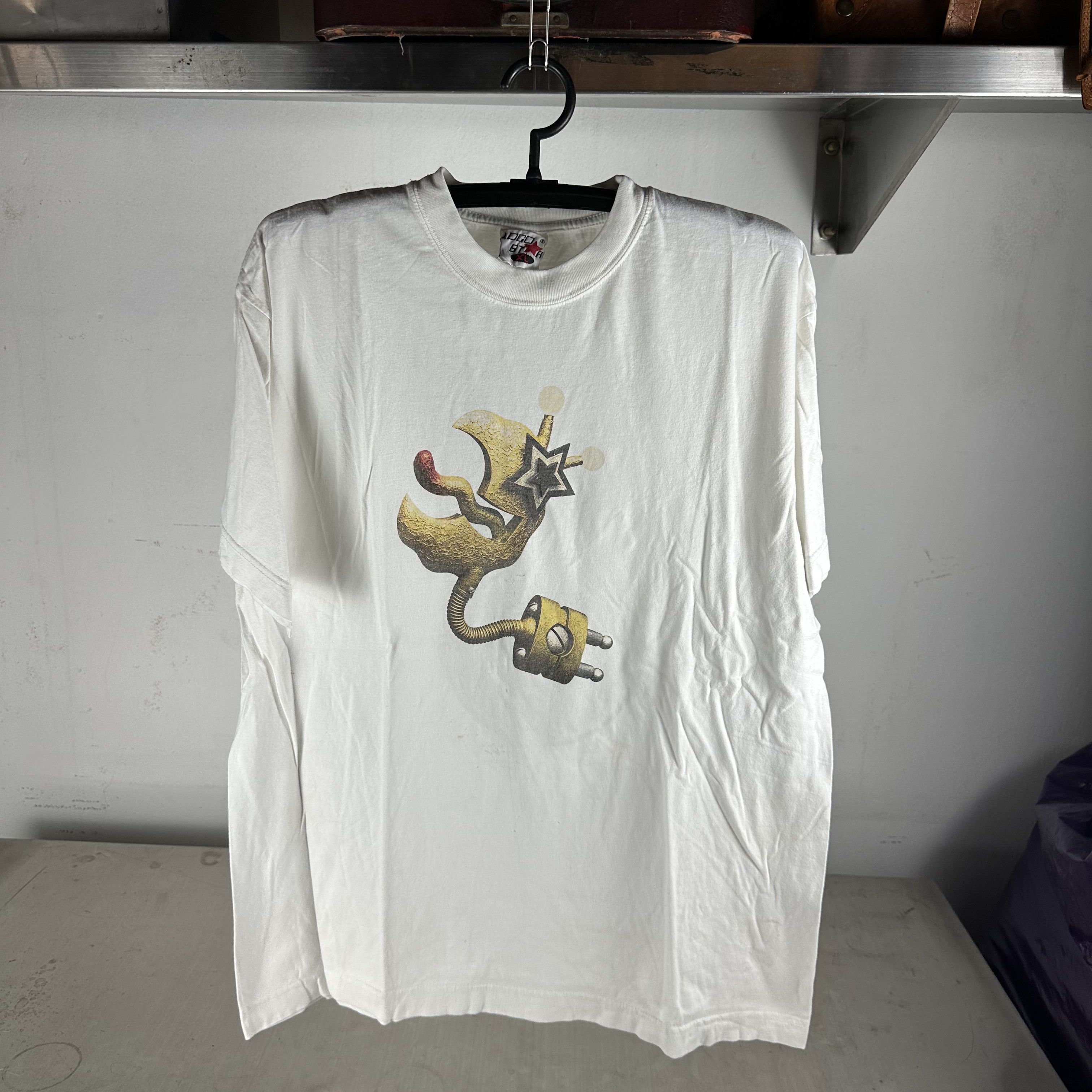 Vintage 1999 Flaming Lips Gang Starr Public Enemy Lowlands Fest Tee Size US XL / EU 56 / 4 - 1 Thumbnail