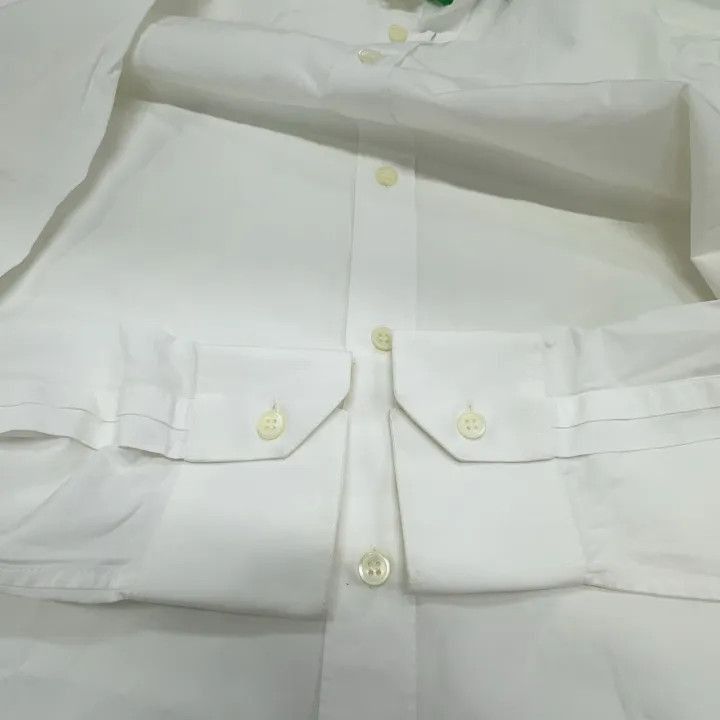 Saint Laurent Paris Saint Laurent White Button-Up Shirt-2507 Size US M / EU 48-50 / 2 - 6 Thumbnail
