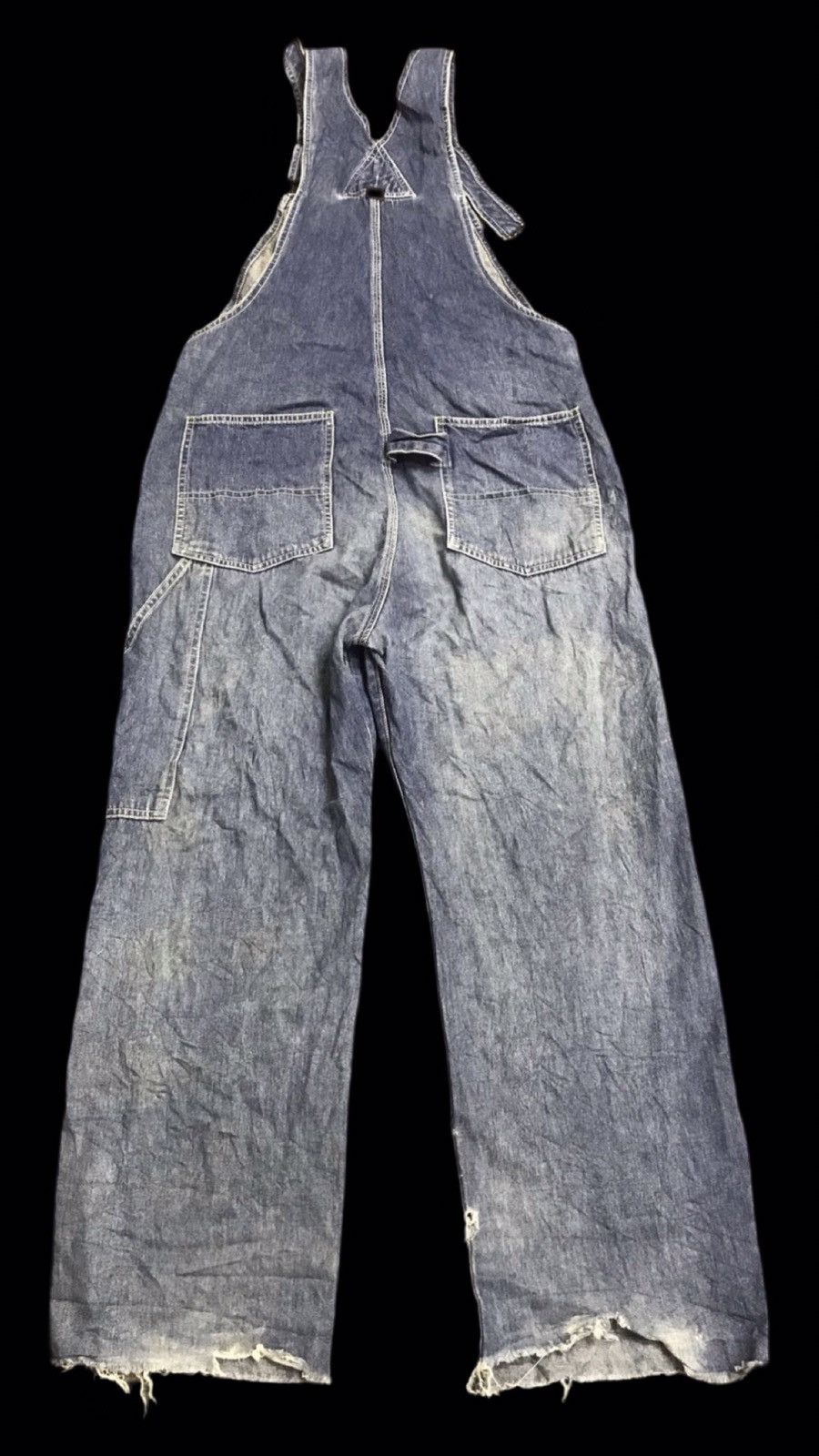 Vintage OVA13 Vintage MAVERICK Workwear Jeans Overall Released Hem Size US 36 / EU 52 - 2 Thumbnail