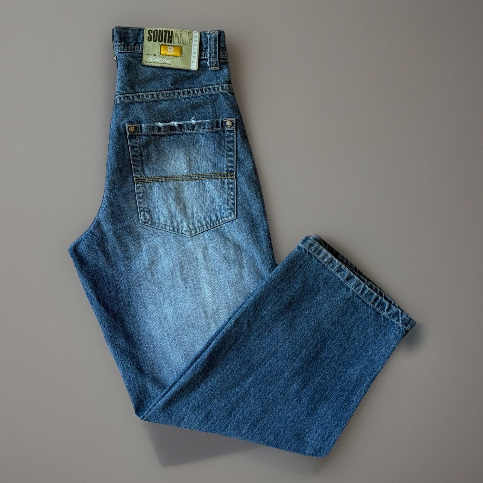 Southpole × Vintage Vintage Southpole Jeans 30 Blue Y2K Baggy Denim Skater Punk Size US 30 / EU 46 - 1 Thumbnail